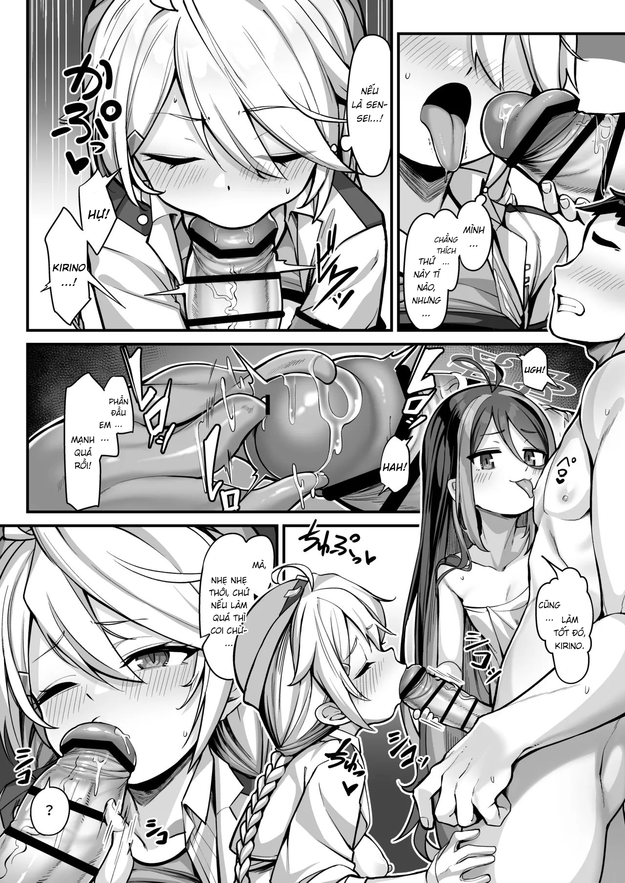 HentaiVN.net - Ảnh 10 - Ông can lười gặp ông khầy sếch! Cả ông can hậu đậu nữa - Chap 2: fubủki, kirino và nguyên cái đồn ông can