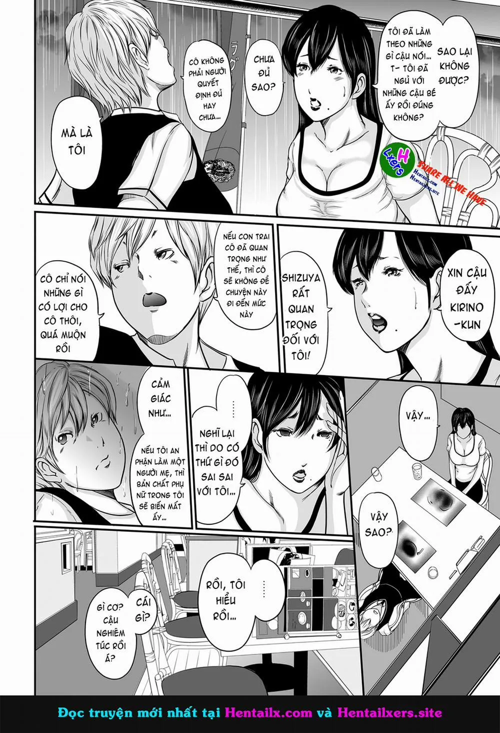 HentaiVN.net - Ảnh 7 - Ikanishite Haha wa Onna o Kaihou Shitaka - Chương 8
