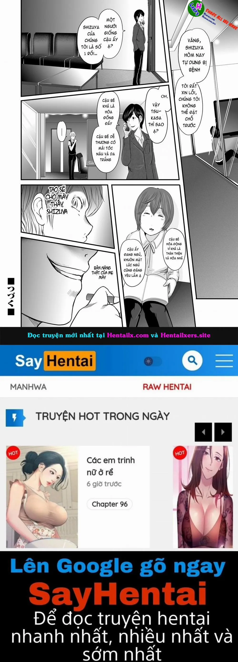 HentaiVN.net - Ảnh 25 - Ikanishite Haha wa Onna o Kaihou Shitaka - Chương 9