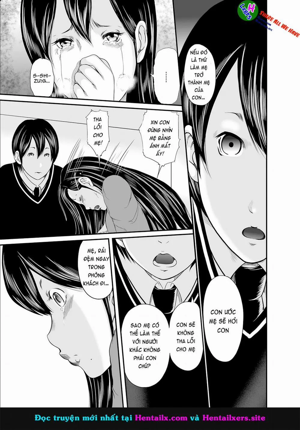 HentaiVN.net - Ảnh 8 - Ikanishite Haha wa Onna o Kaihou Shitaka - Chương 12