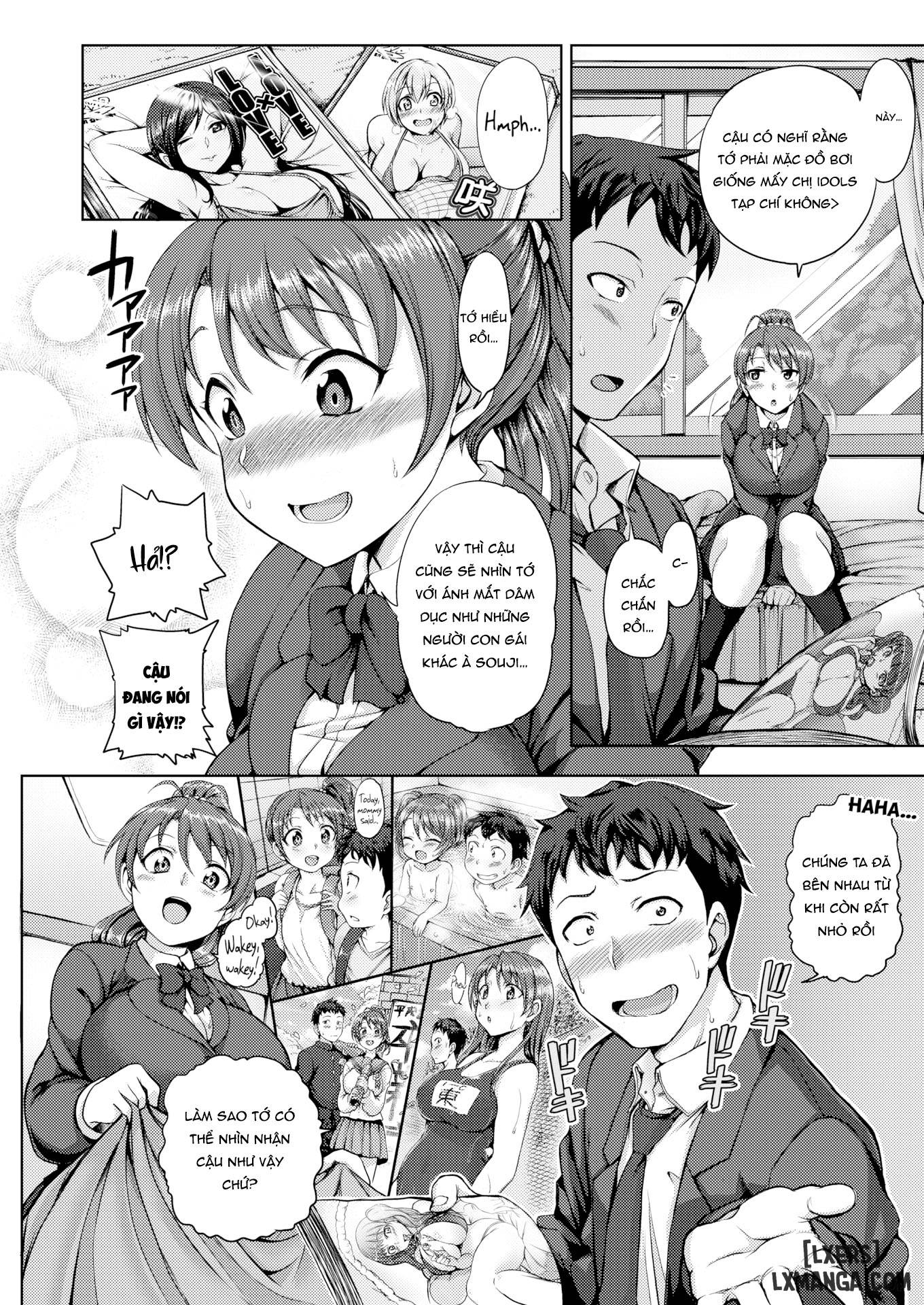HentaiVN.net - Ảnh 4 - Phía sau một cô gái [Girlfriend next door] - Oneshot