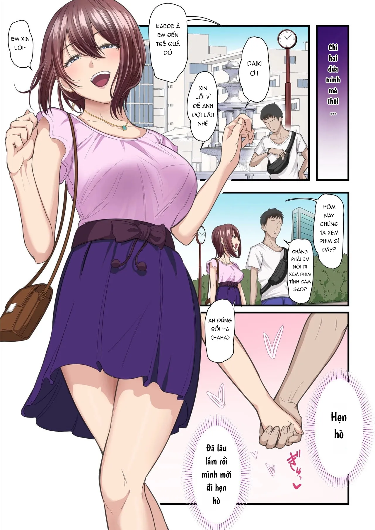 HentaiVN.net - Ảnh 14 - Kaede-chan và Bố đường [akokatsu Oji-san to Kaede-chan] - Chap 1