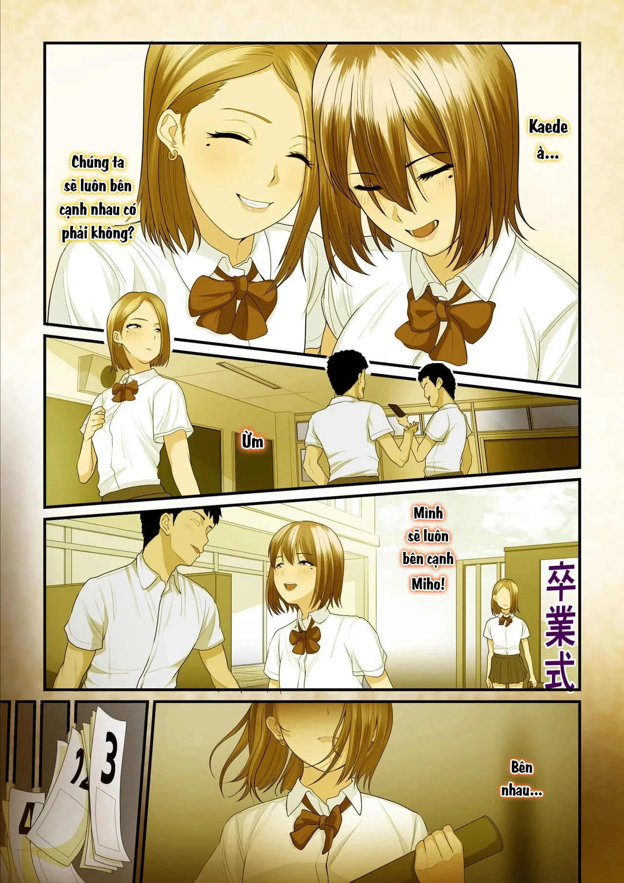 HentaiVN.net - Ảnh 4 - Kaede-chan và Bố đường [akokatsu Oji-san to Kaede-chan] - Chap 1