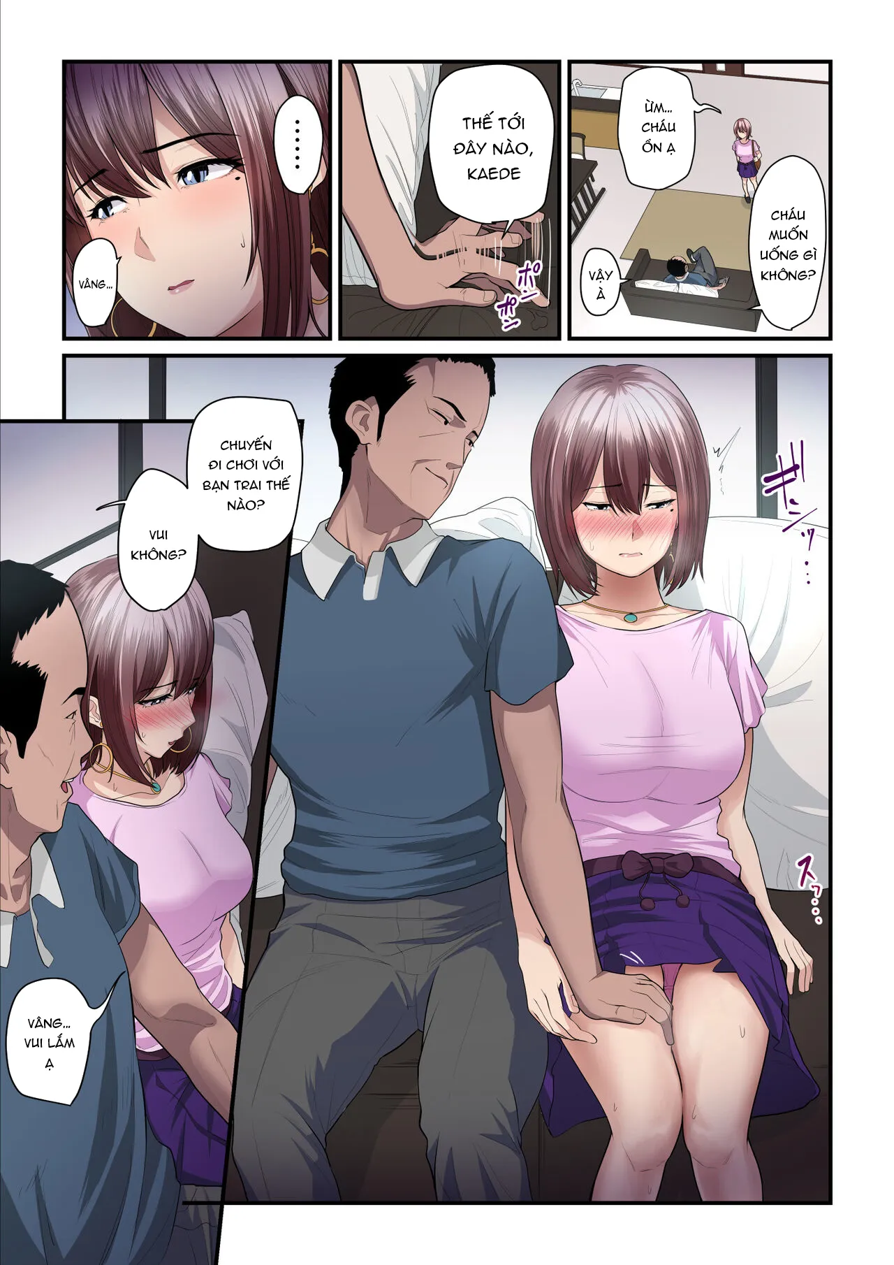 HentaiVN.net - Ảnh 23 - Kaede-chan và Bố đường [akokatsu Oji-san to Kaede-chan] - Chap 2