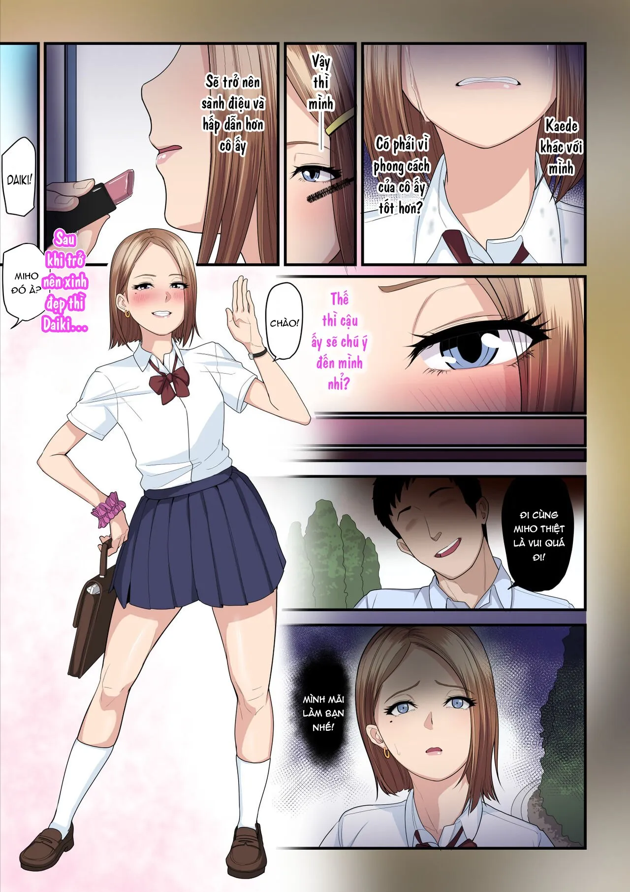 HentaiVN.net - Ảnh 6 - Kaede-chan và Bố đường [akokatsu Oji-san to Kaede-chan] - Chap 2