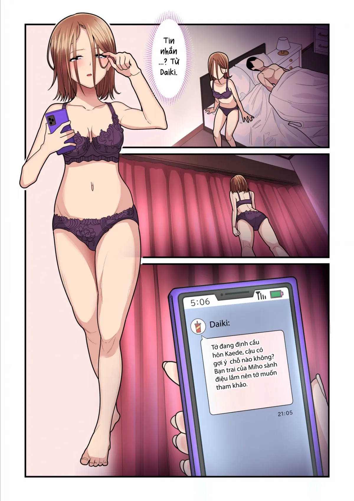 HentaiVN.net - Ảnh 9 - Kaede-chan và Bố đường [akokatsu Oji-san to Kaede-chan] - Chap 3.1