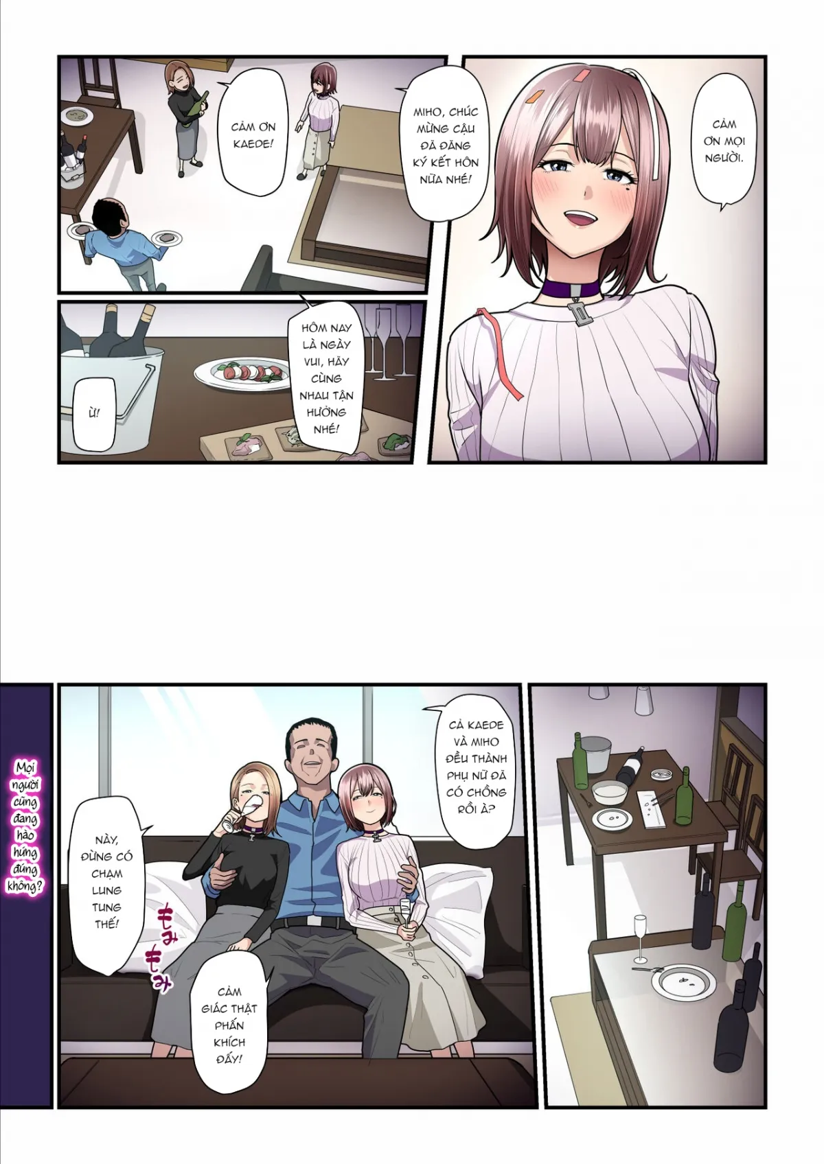 HentaiVN.net - Ảnh 19 - Kaede-chan và Bố đường [akokatsu Oji-san to Kaede-chan] - Chap 3.2 - End