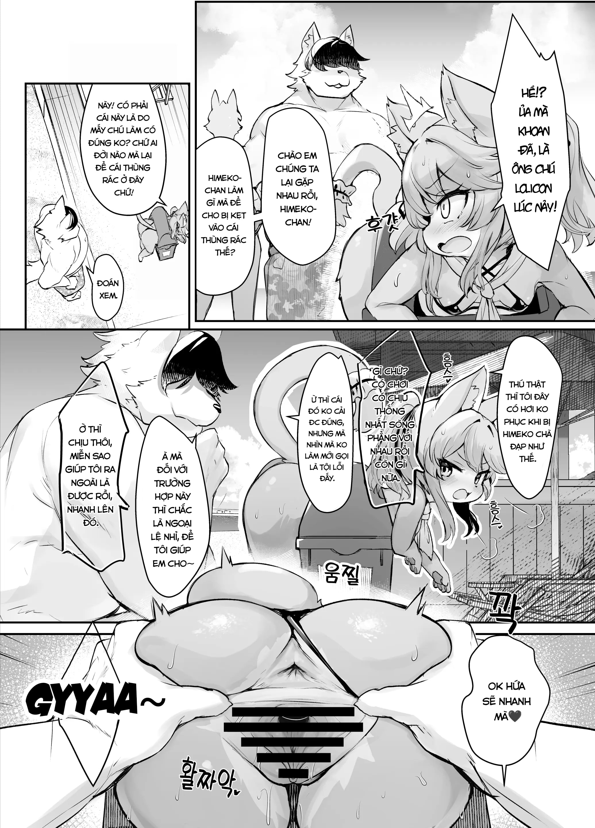 HentaiVN.net - Ảnh 4 - Mesugaki Kemo Loli Himeka-Chan Ga Lolicon Oji-San Nanka Ni Makeru Wake Ga Nai!! 2 | There's No Way Himeka-Chan, The Kemololi Mesugaki, Will Ever Lose To Some Lolicon Old Men!! 2 - Oneshot