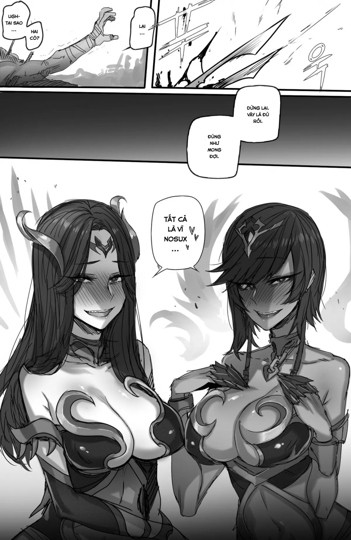HentaiVN.net - Ảnh 21 - Sự sa ngã của Irelia! (League Of Legends) [The Fall of Irelia] - Chap 3 : Tất cả là vì Nosux! (End)