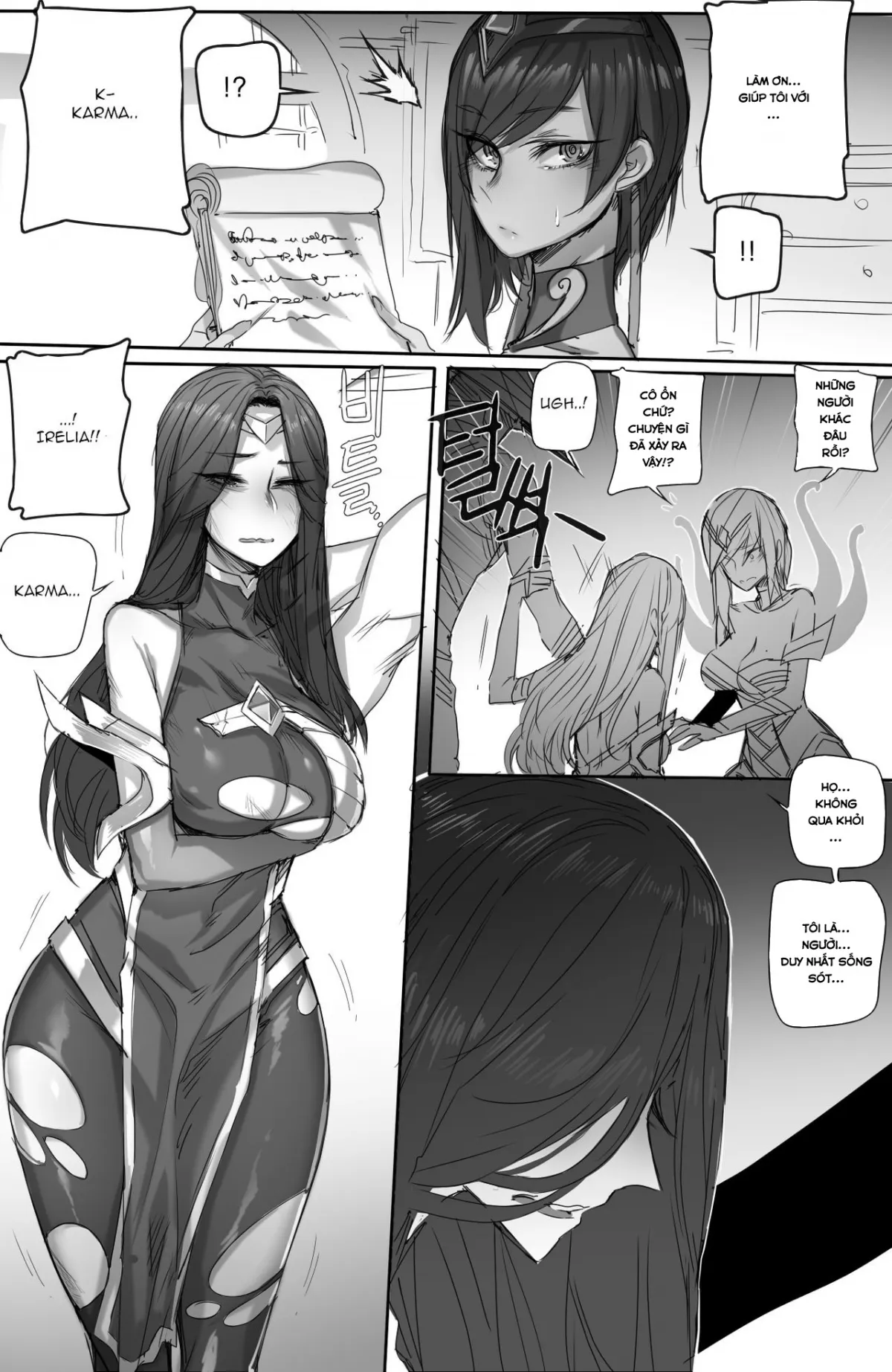 HentaiVN.net - Ảnh 3 - Sự sa ngã của Irelia! (League Of Legends) [The Fall of Irelia] - Chap 3 : Tất cả là vì Nosux! (End)