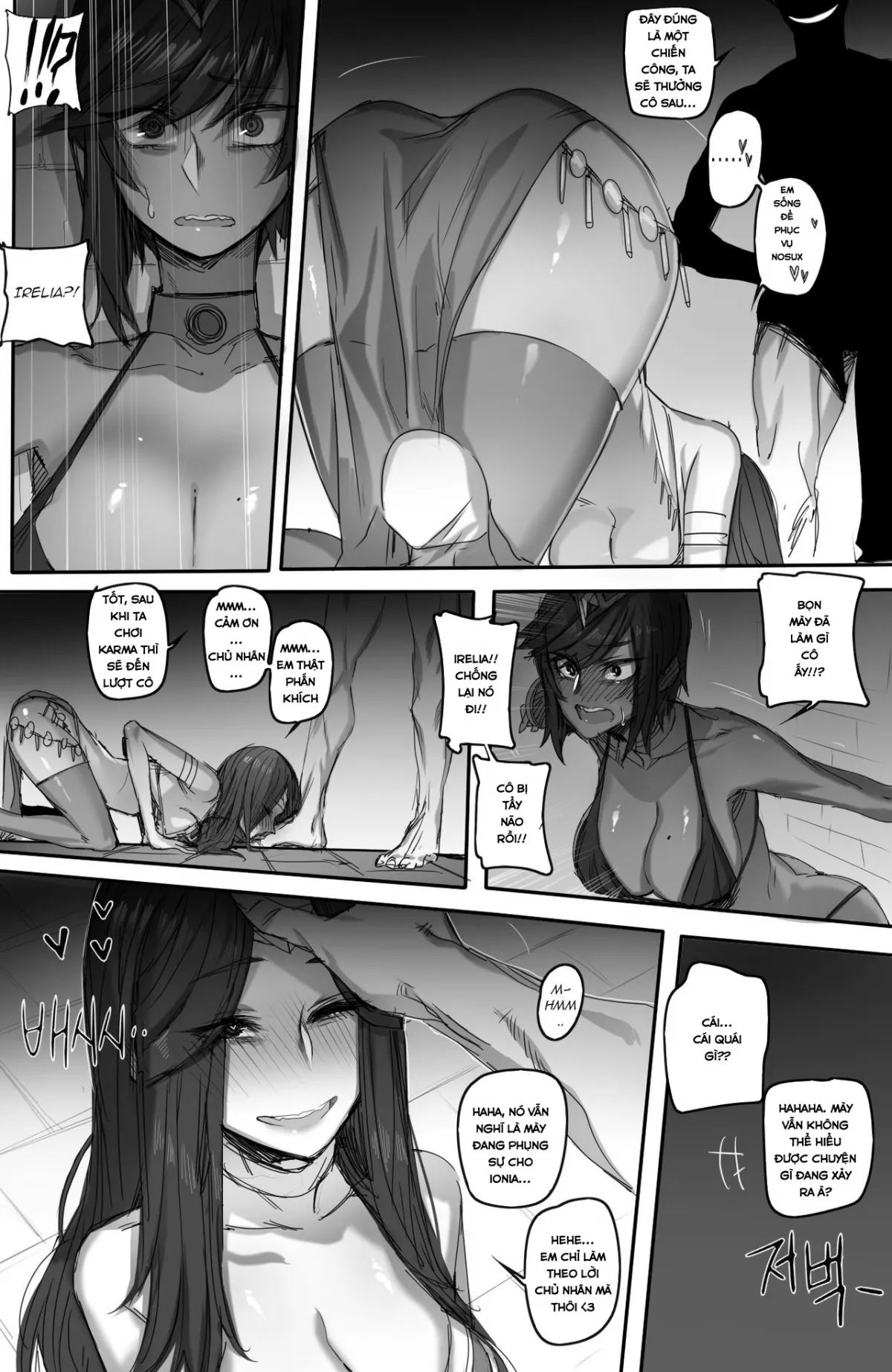 HentaiVN.net - Ảnh 8 - Sự sa ngã của Irelia! (League Of Legends) [The Fall of Irelia] - Chap 3 : Tất cả là vì Nosux! (End)