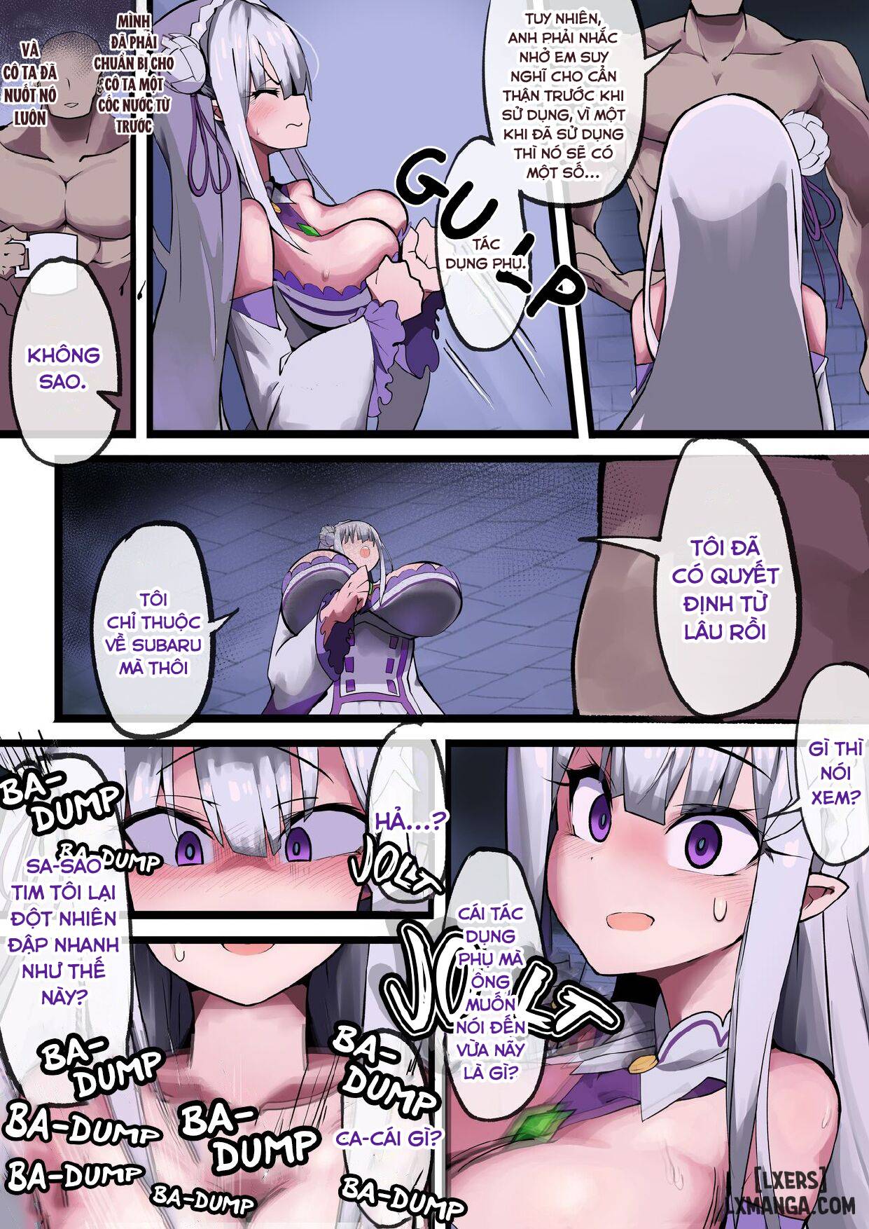 HentaiVN.net - Ảnh 15 - Emilia Learns to Master the Art of Having Sex - Oneshot