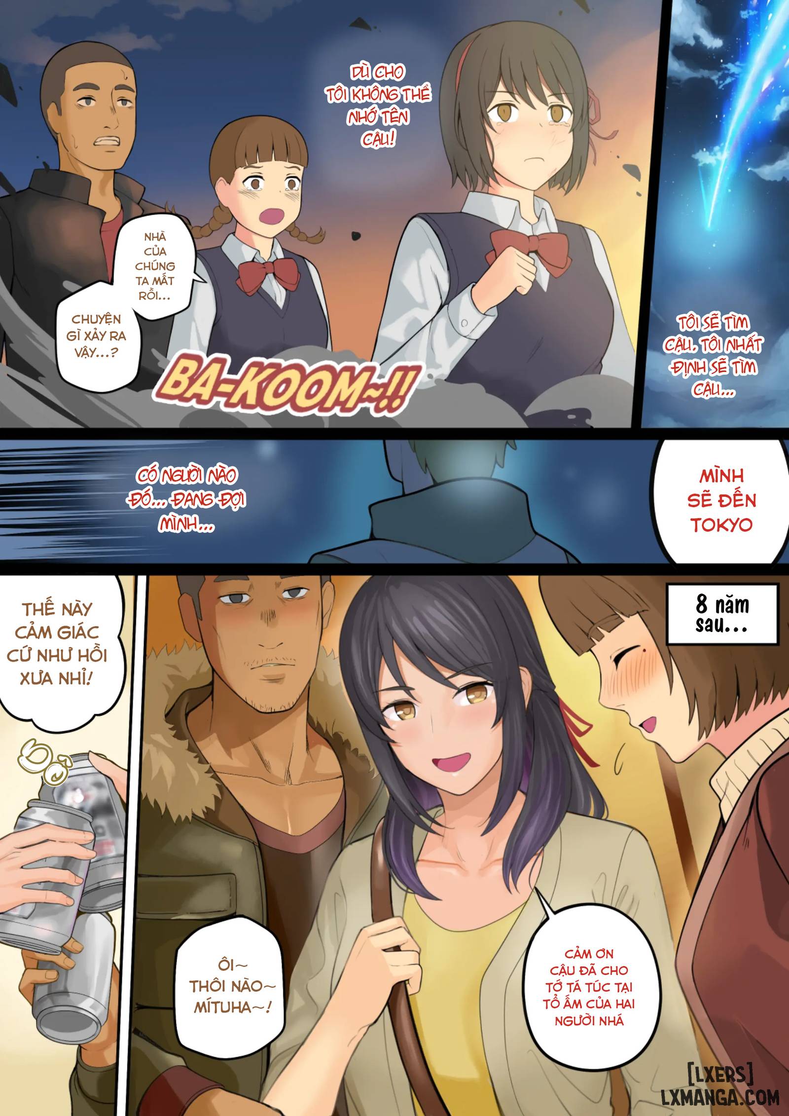 HentaiVN.net - Ảnh 3 - Kimi no Netorare ~ Mitsuha and Tessie - Oneshot.