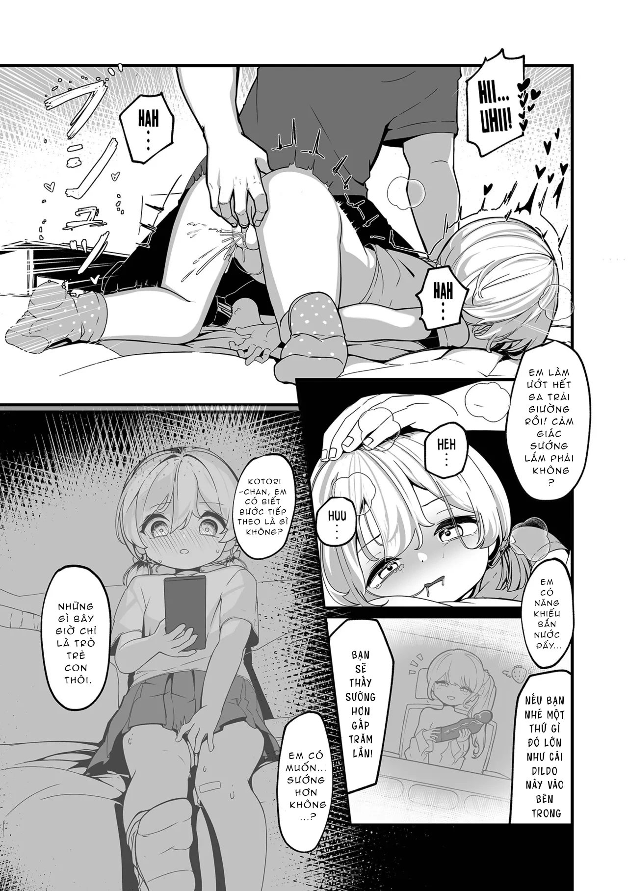 HentaiVN.net - Ảnh 8 - Anh trai bị em gái vắt khô cặc - One shot
