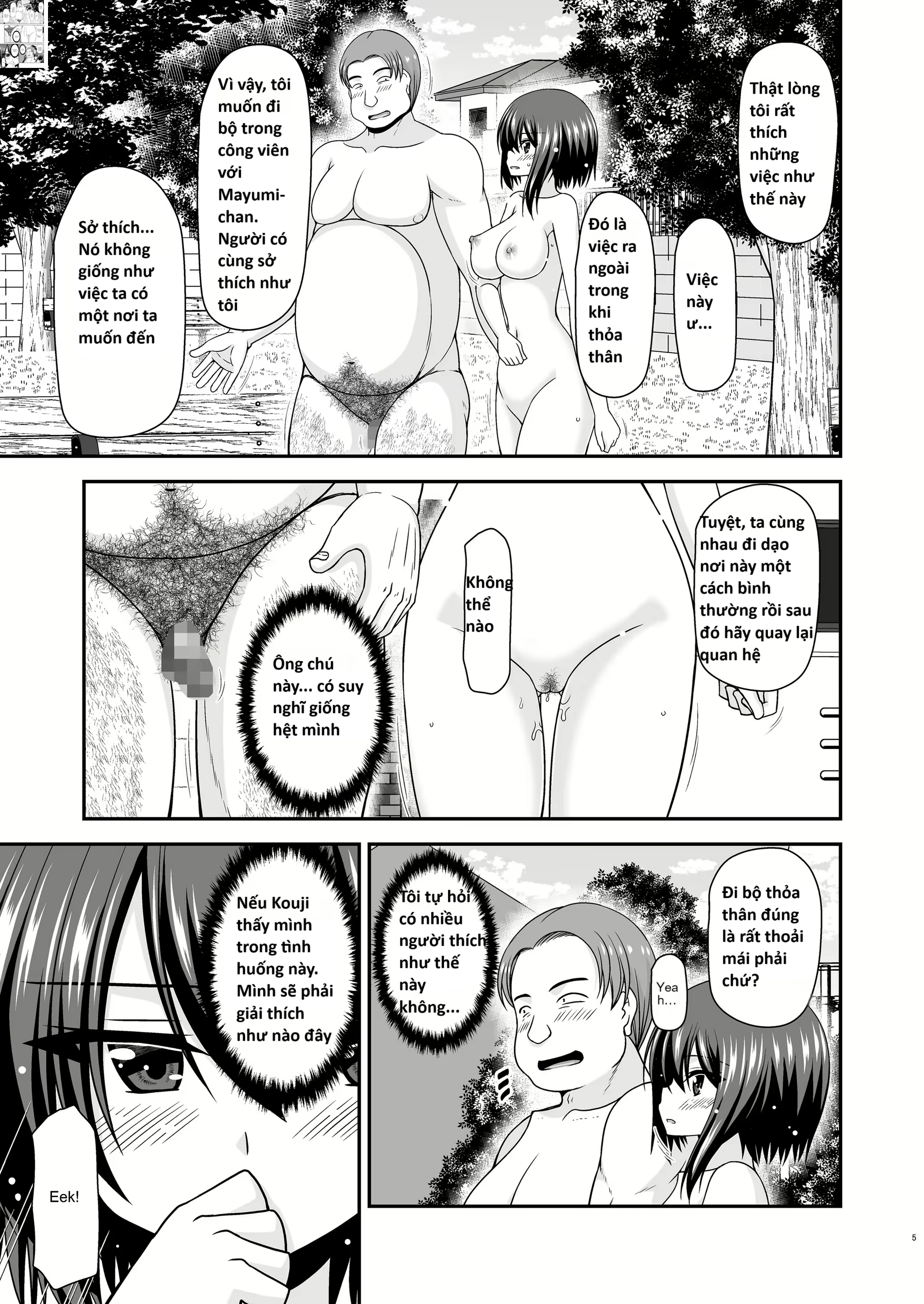 HentaiVN.net - Ảnh 3 - Câu chuyện về cô gái thích thỏa thân - Chap 3