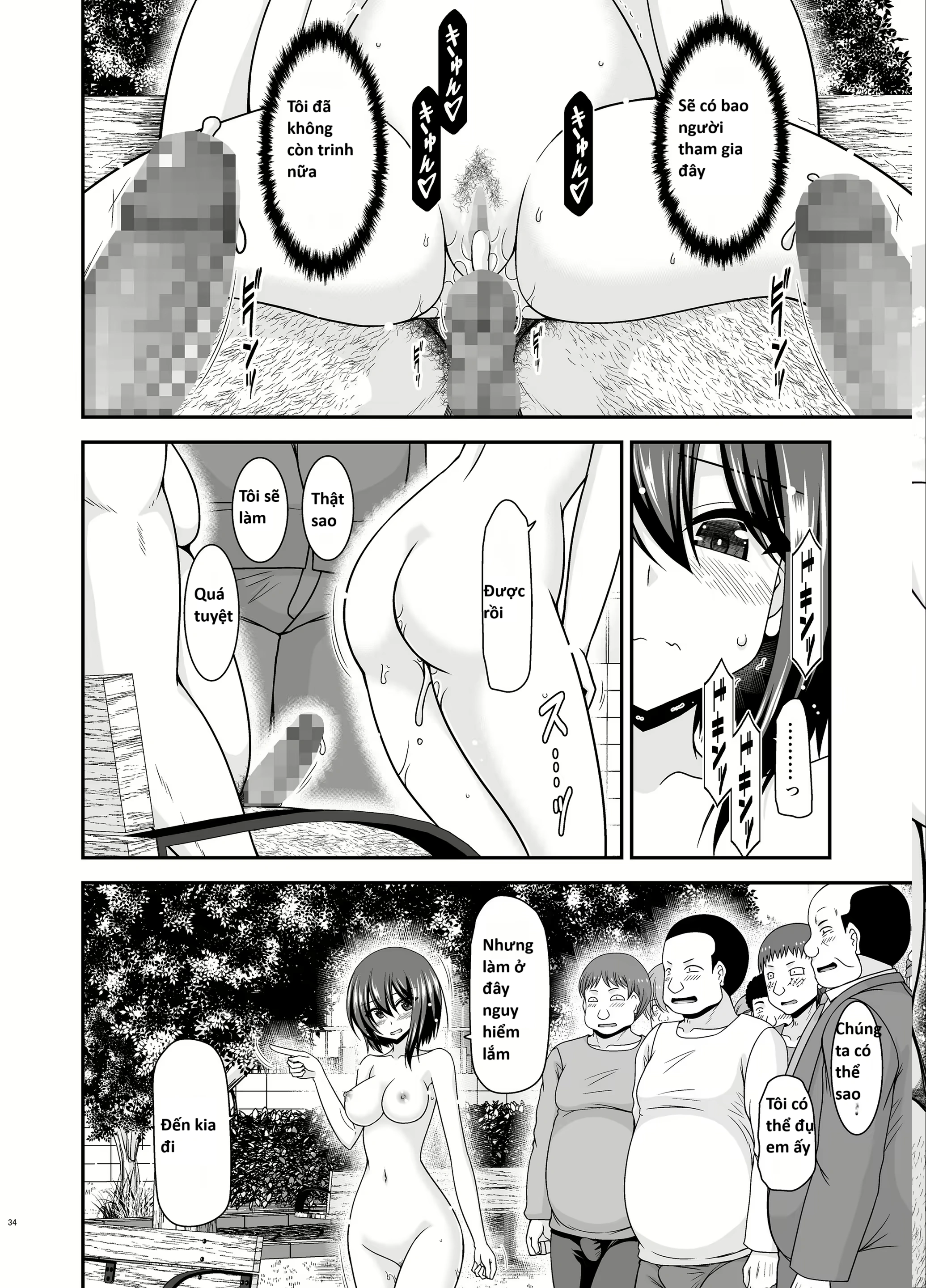 HentaiVN.net - Ảnh 31 - Câu chuyện về cô gái thích thỏa thân - Chap 3