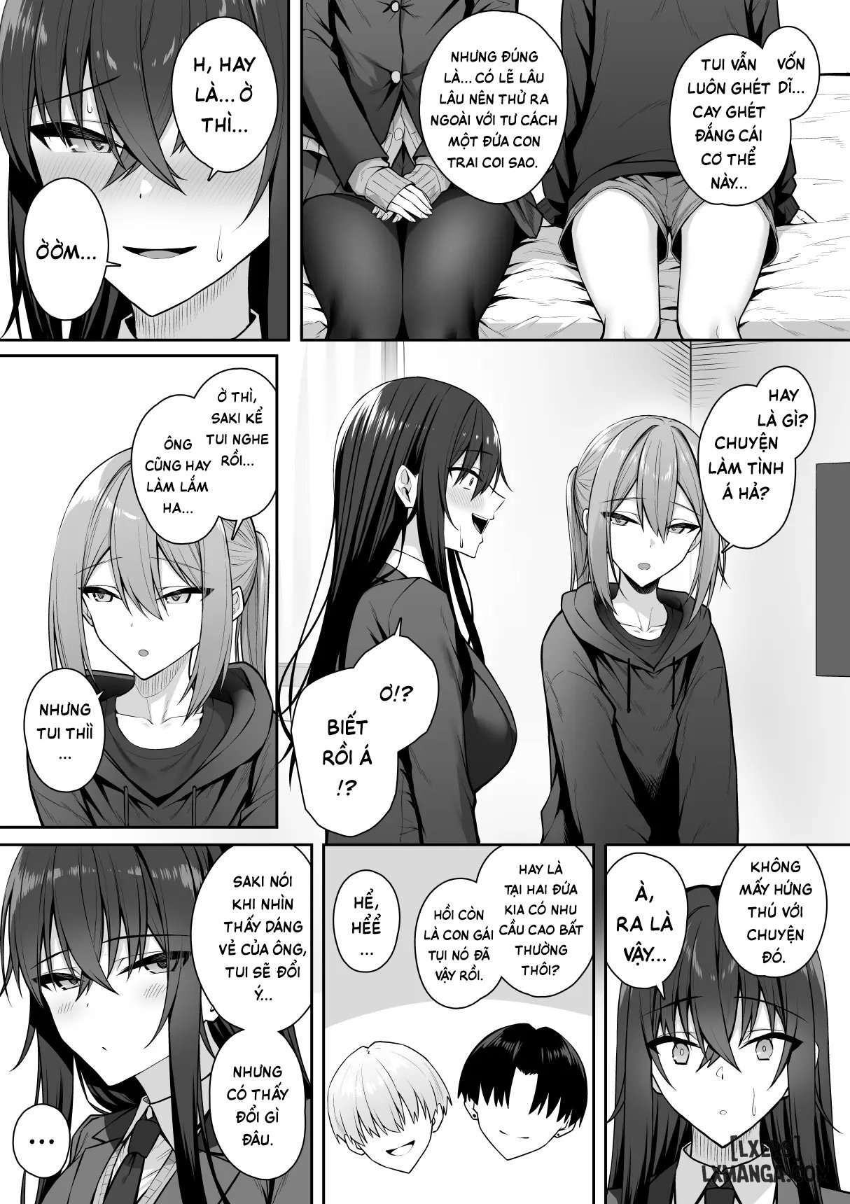 HentaiVN.net - Ảnh 32 - Tôi với đám gyaru bị đảo ngược giới tính: Tấm chiếu rách và tấm chiếu mới - Oneshot
