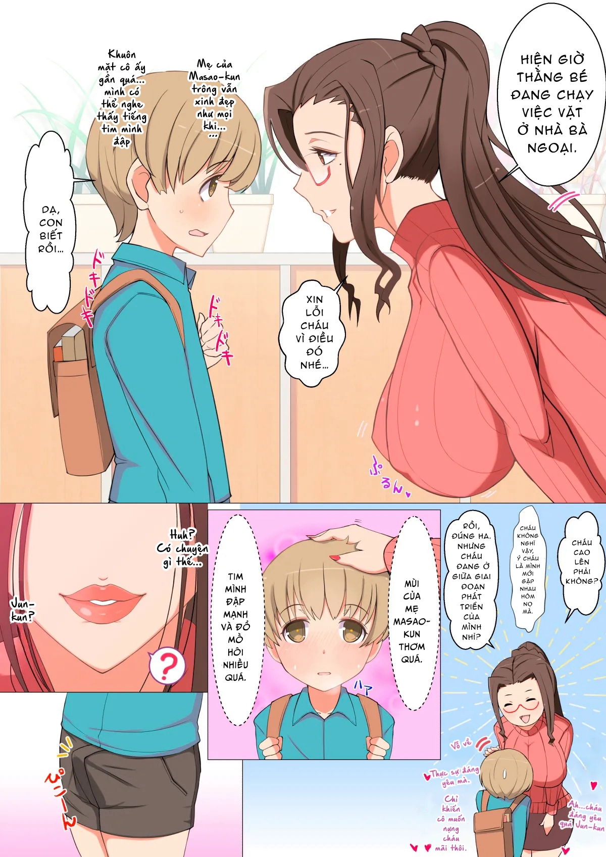 HentaiVN.net - Ảnh 3 - Jun-kun to Tomodachi no Mama Echiechi Daisakusen - Oneshot