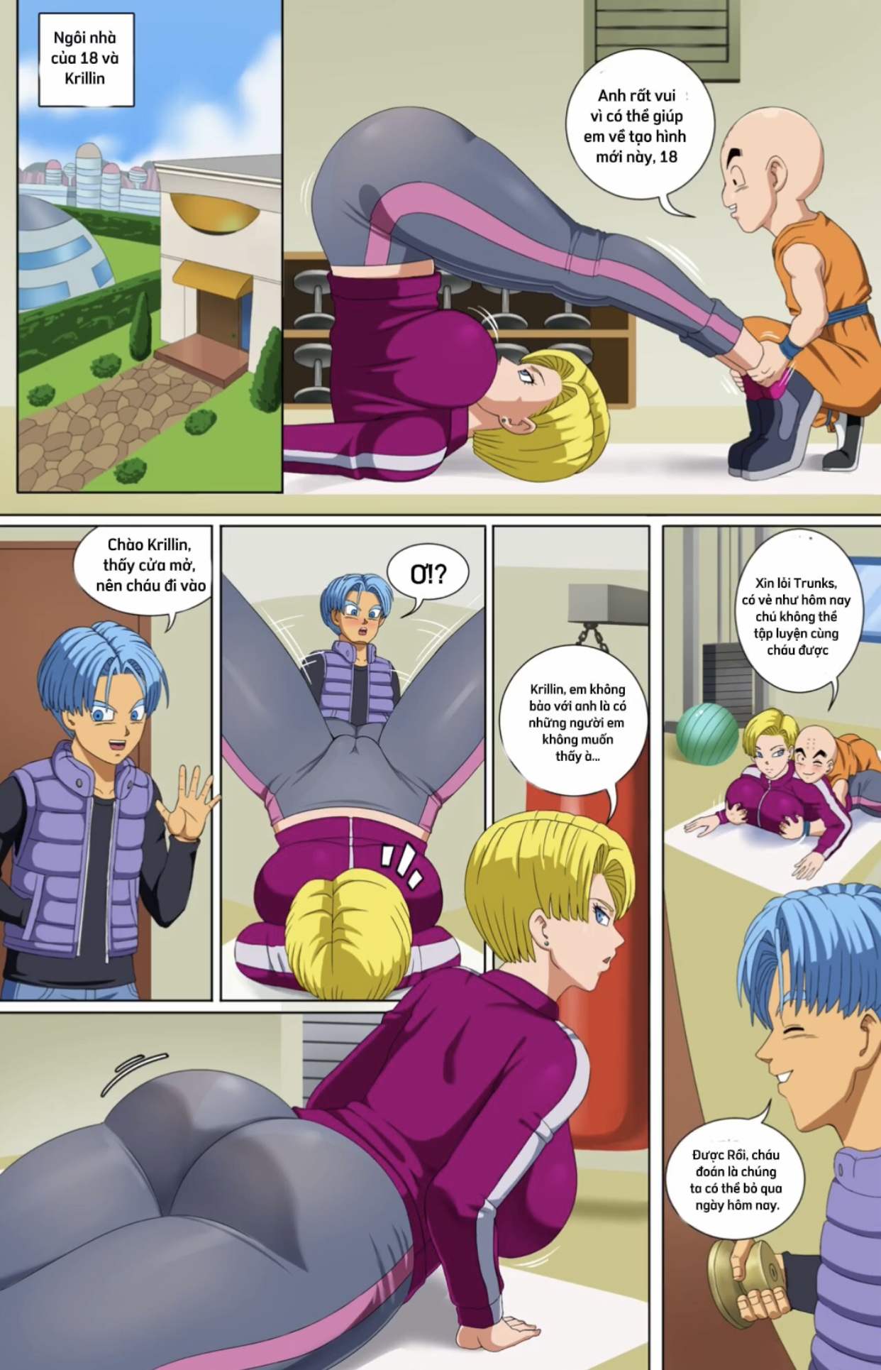HentaiVN.net - Ảnh 7 - Trunks X Android 18 - Chap 1