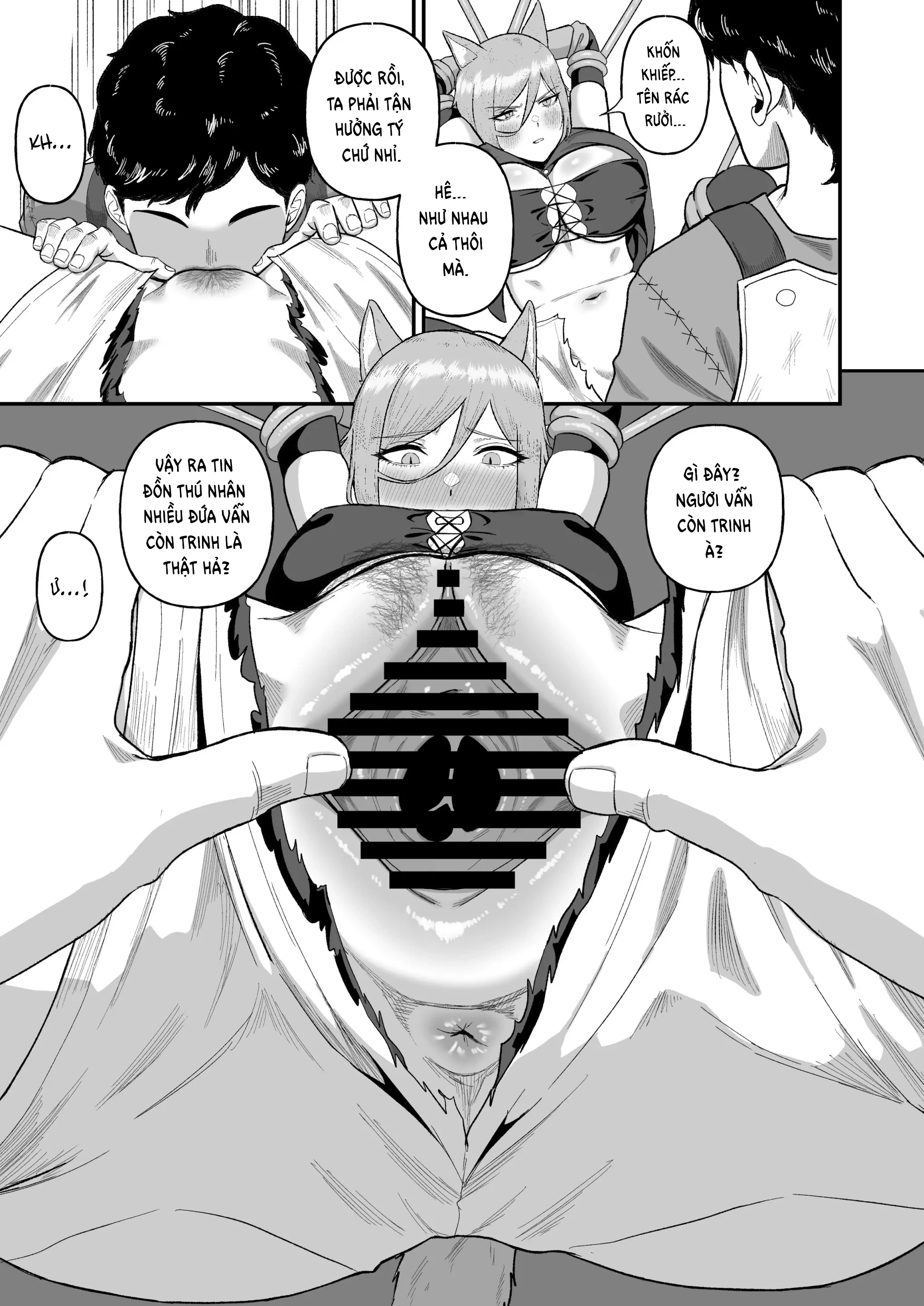 HentaiVN.net - Ảnh 11 - Tình dục thuần hoá 2 ~ miêu nhân - Oneshot