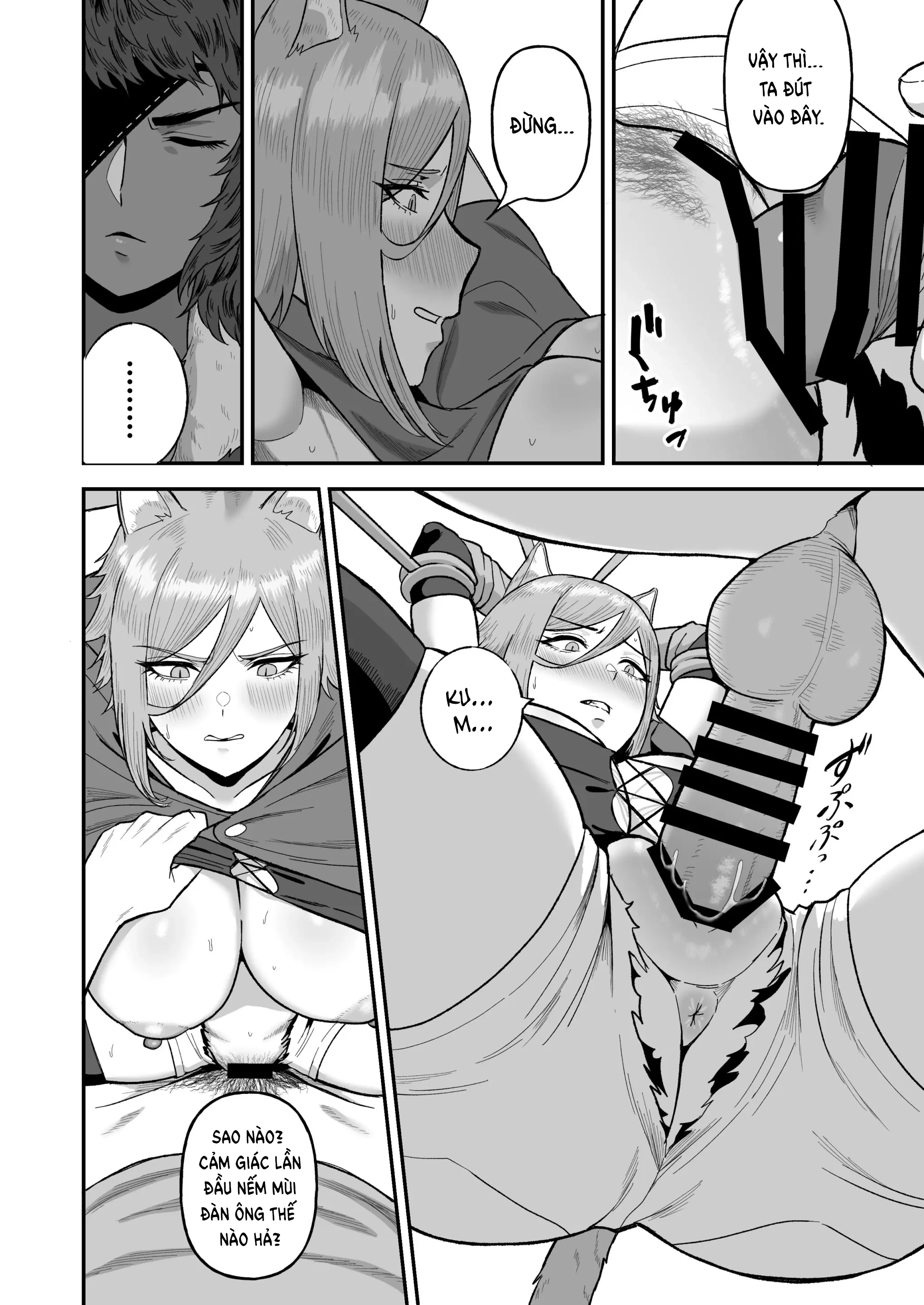 HentaiVN.net - Ảnh 12 - Tình dục thuần hoá 2 ~ miêu nhân - Oneshot
