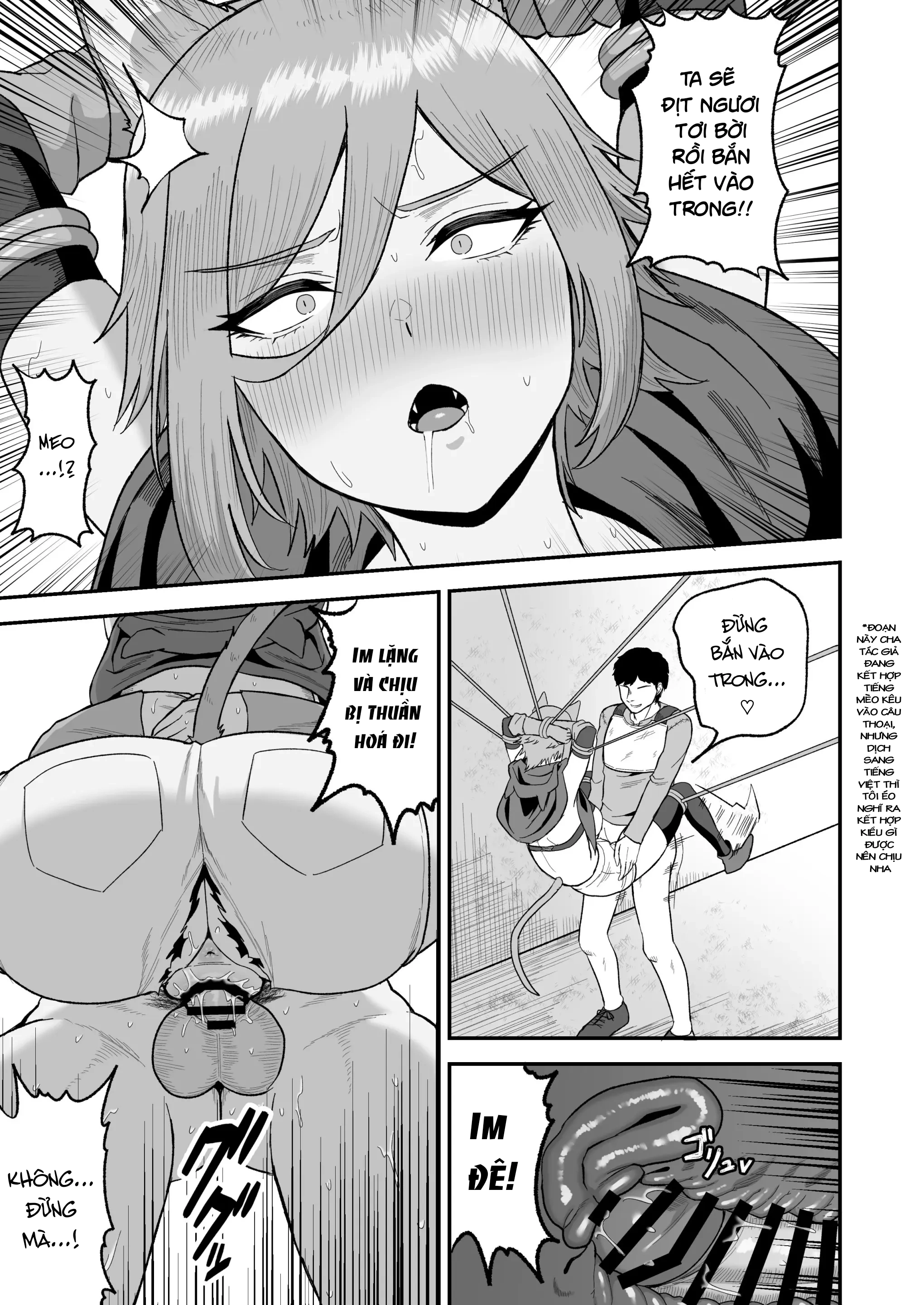 HentaiVN.net - Ảnh 17 - Tình dục thuần hoá 2 ~ miêu nhân - Oneshot