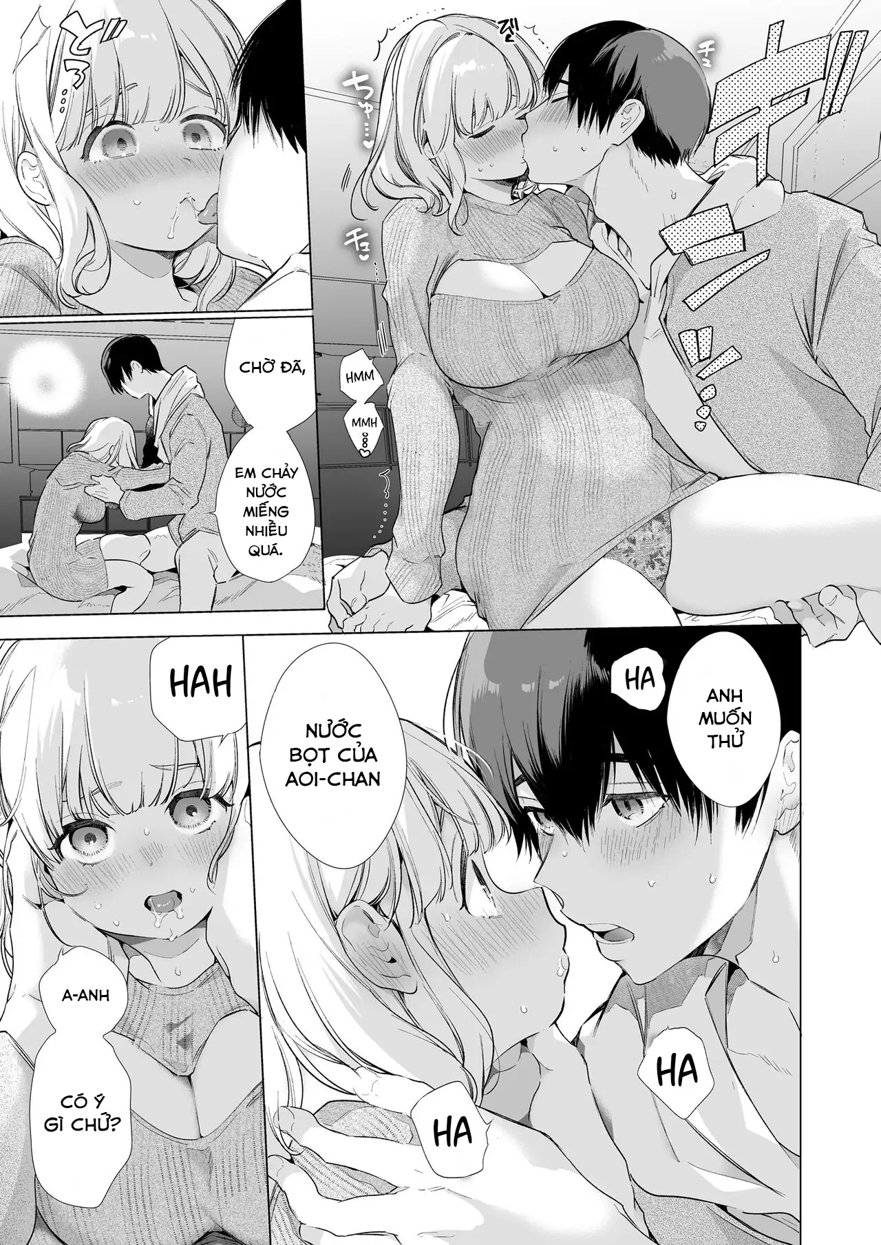 HentaiVN.net - Ảnh 14 - My Girlfriend Drools too Much - Oneshot