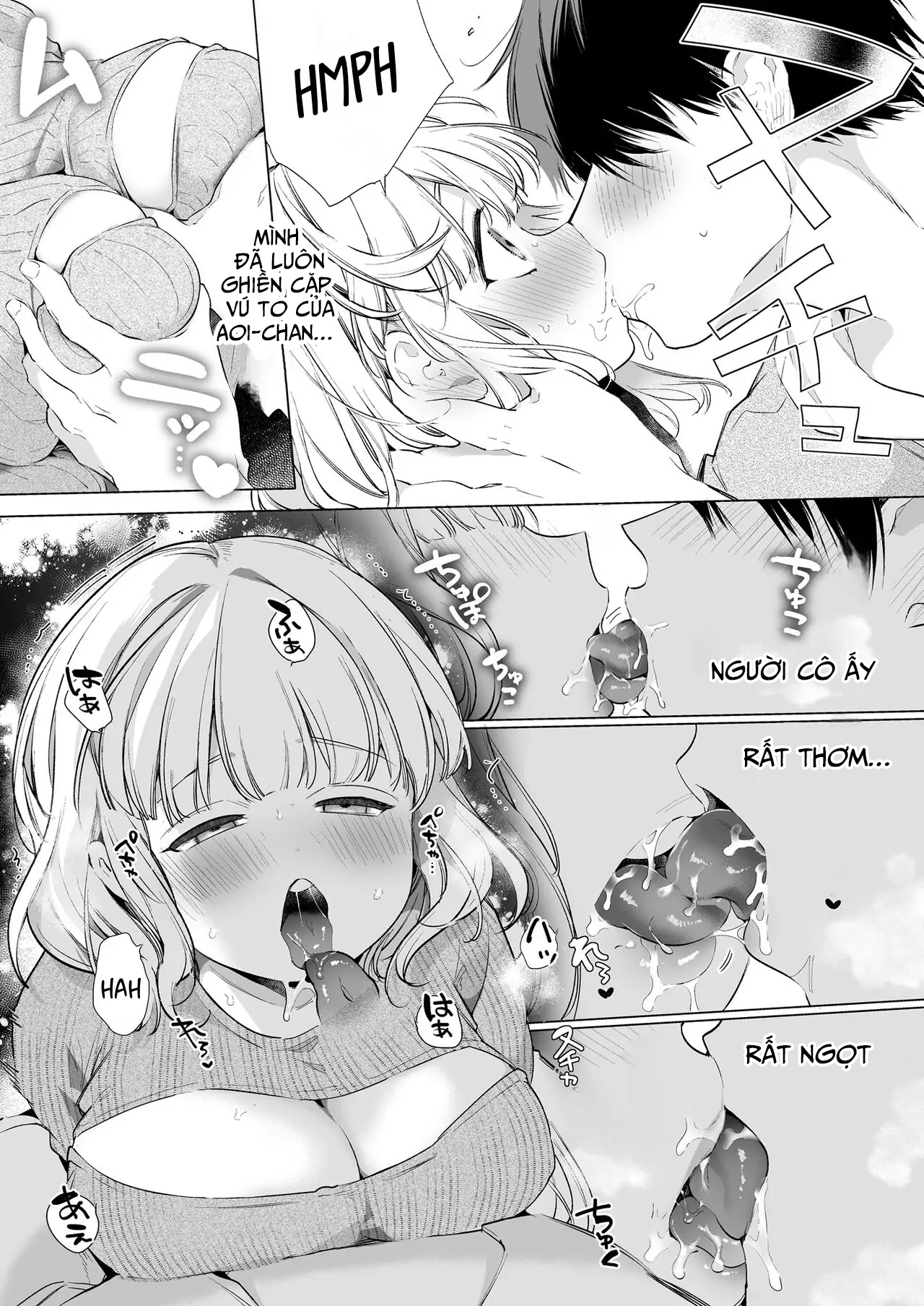HentaiVN.net - Ảnh 15 - My Girlfriend Drools too Much - Oneshot
