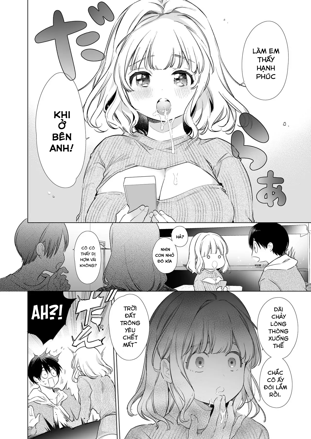 HentaiVN.net - Ảnh 9 - My Girlfriend Drools too Much - Oneshot