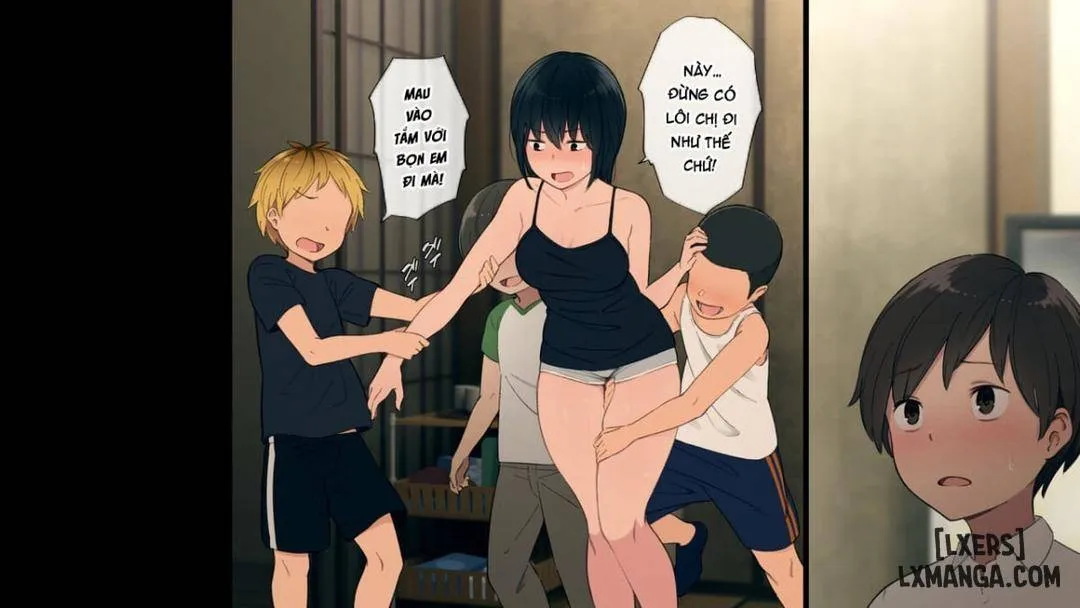 HentaiVN.net - Ảnh 108 - Toaru Daikazoku No Okazu Jijou ~Mamagawari Onee-Chan Funtouki~ - Oneshot