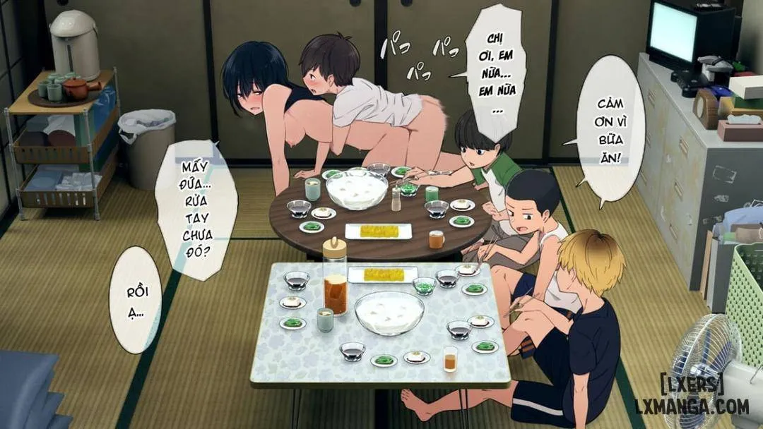 HentaiVN.net - Ảnh 219 - Toaru Daikazoku No Okazu Jijou ~Mamagawari Onee-Chan Funtouki~ - Oneshot