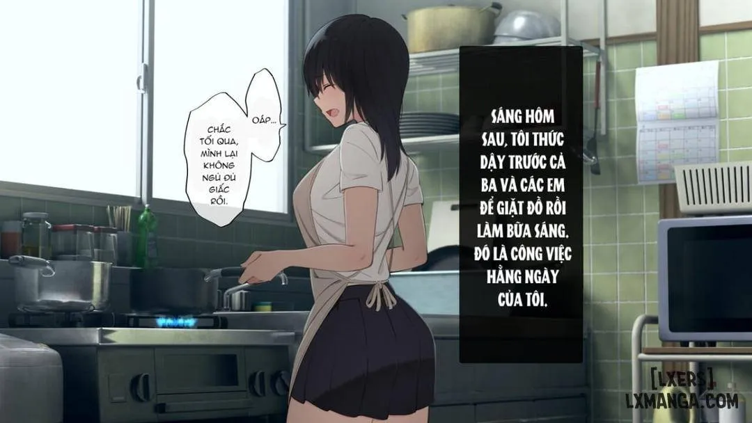 HentaiVN.net - Ảnh 51 - Toaru Daikazoku No Okazu Jijou ~Mamagawari Onee-Chan Funtouki~ - Oneshot