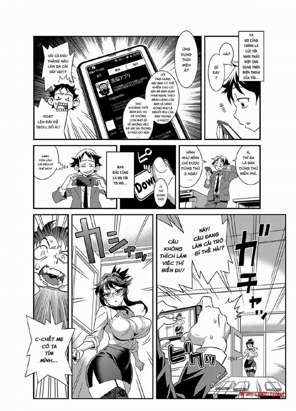 HentaiVN.net - Ảnh 4 - Zettai Fukujuu 3-bun Kanojo [Sekaijuu no Onna no Mata o Hiraku Tada Hitotsu no Appli] - Chap 1