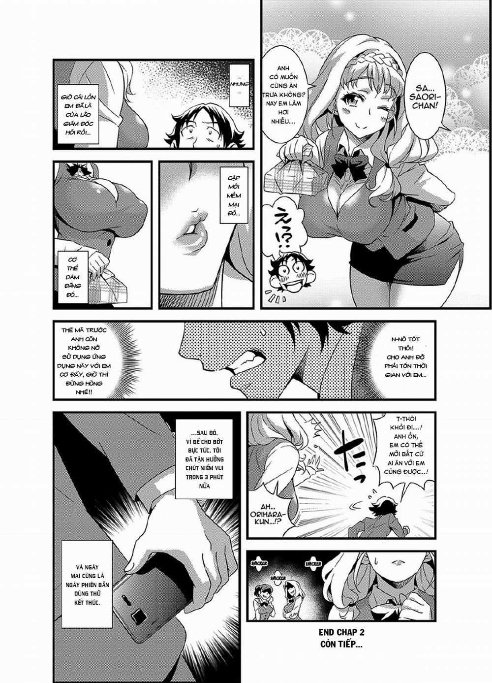 HentaiVN.net - Ảnh 15 - Zettai Fukujuu 3-bun Kanojo [Sekaijuu no Onna no Mata o Hiraku Tada Hitotsu no Appli] - Chap 2