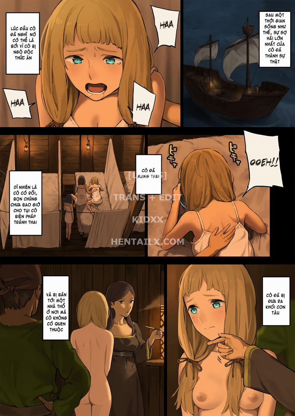 HentaiVN.net - Ảnh 19 - Mori De Deatta Touzoku Ni Tsukamatte Shimatta Watashi Wa... [I Ran Into Bandits In The Forest And Was Captured...] - Oneshot