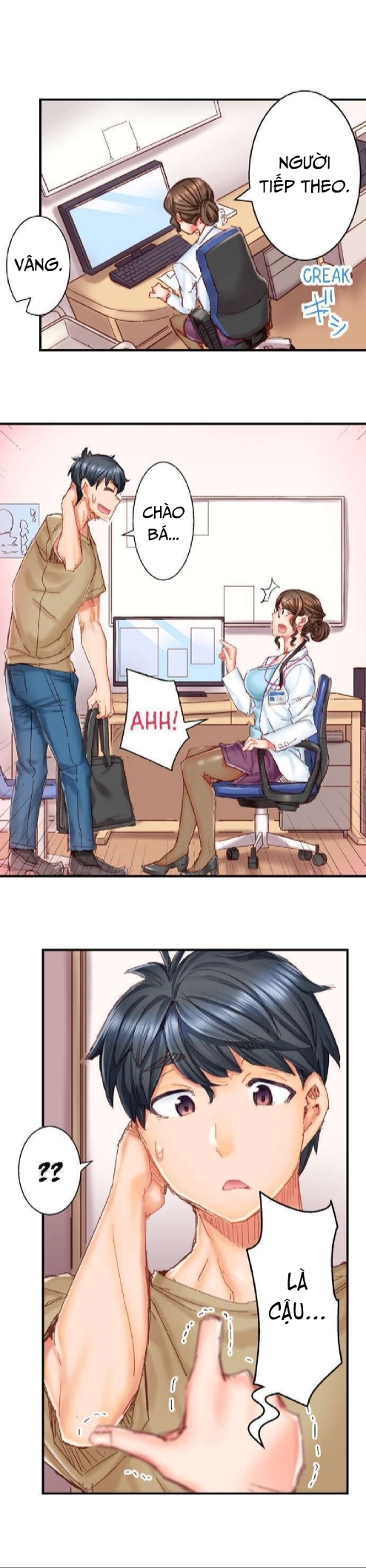 HentaiVN.net - Ảnh 15 - Cưới nhau thôi, ân ái đến khi có con nào! [Marry me, I'll fuck you until you're pregnant] - Chap 1: Anh chàng bị rối loạn cương dương và cô bác sĩ