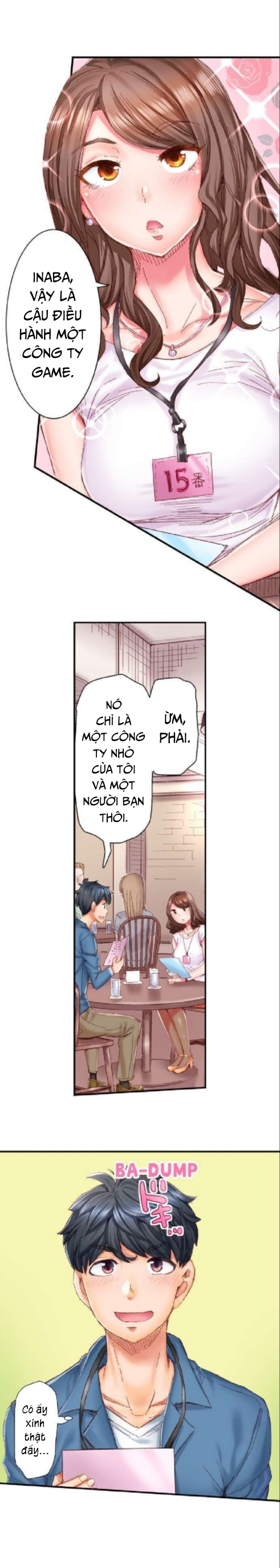 HentaiVN.net - Ảnh 5 - Cưới nhau thôi, ân ái đến khi có con nào! [Marry me, I'll fuck you until you're pregnant] - Chap 1: Anh chàng bị rối loạn cương dương và cô bác sĩ