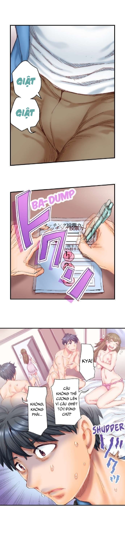 HentaiVN.net - Ảnh 10 - Cưới nhau thôi, ân ái đến khi có con nào! [Marry me, I'll fuck you until you're pregnant] - Chap 1: Anh chàng bị rối loạn cương dương và cô bác sĩ