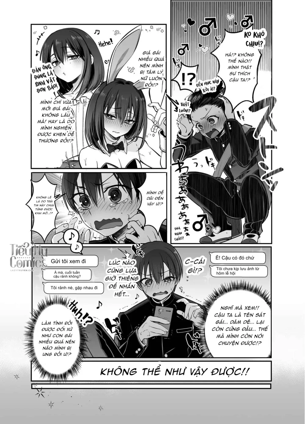 HentaiVN.net - Ảnh 8 - Shoshinsha Josou Danshi o Dokusen shite mita - one shot