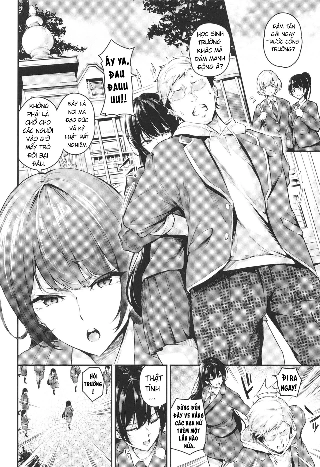 HentaiVN.net - Ảnh 3 - Shiramine Gakuen no Mesubuta Kaichou [白峰学園のメスブタ会長] - Oneshot