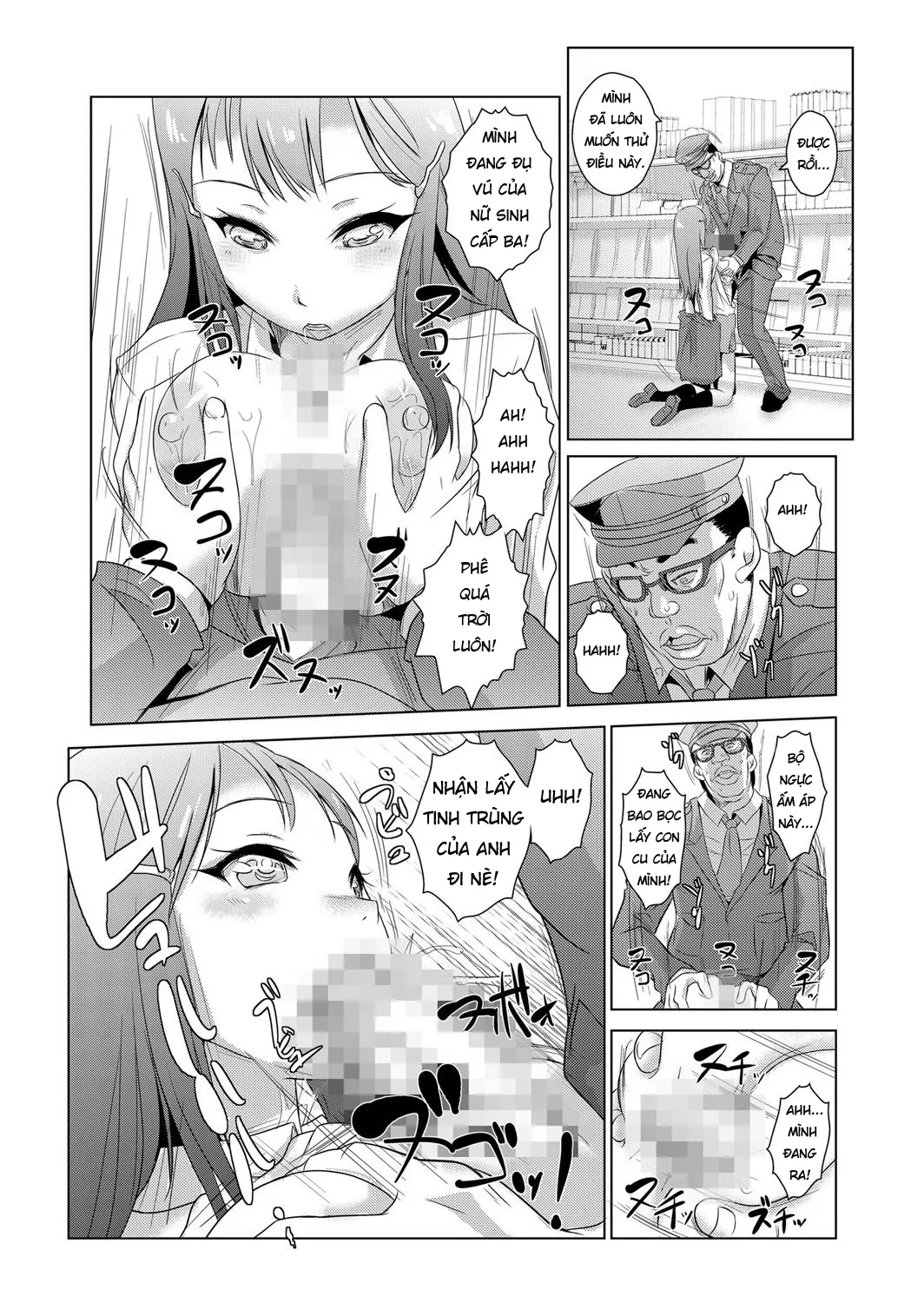 HentaiVN.net - Ảnh 8 - Ngưng đọng thời gian thay trời hành đạo!!! [Seisai Jikan ~Namaiki na JK, JD, Hitozuma ni Kyousei Nakadashi!!] - Chap 1 - Tiêu diệt kẻ trộm trong khu mua sắm