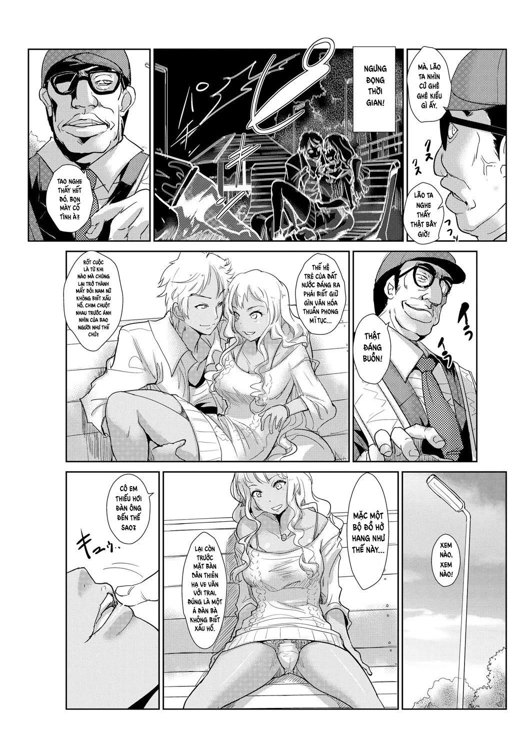 HentaiVN.net - Ảnh 3 - Ngưng đọng thời gian thay trời hành đạo!!! [Seisai Jikan ~Namaiki na JK, JD, Hitozuma ni Kyousei Nakadashi!!] - Chap 2 - NTR cực mạnh!