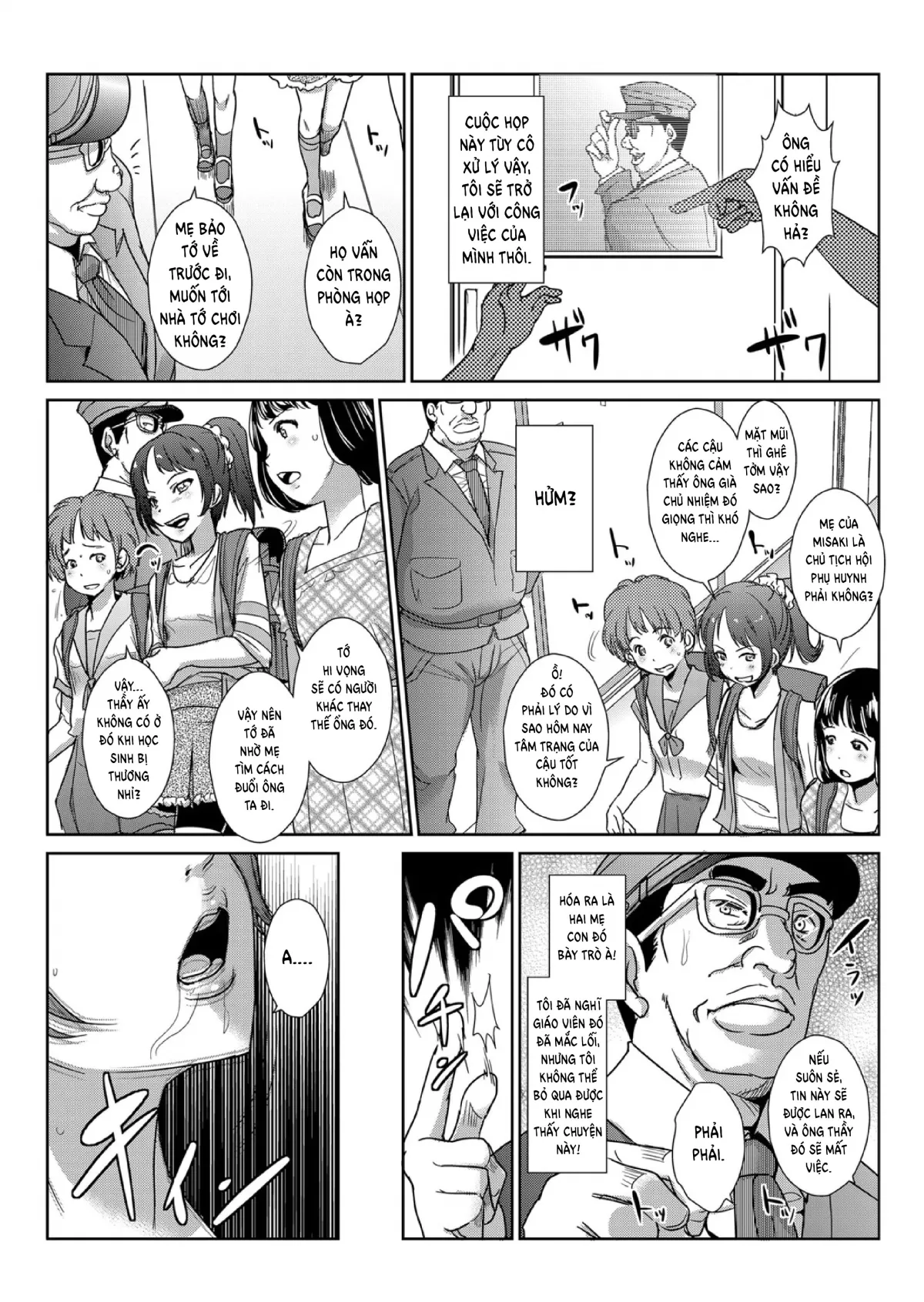 HentaiVN.net - Ảnh 12 - Ngưng đọng thời gian thay trời hành đạo!!! [Seisai Jikan ~Namaiki na JK, JD, Hitozuma ni Kyousei Nakadashi!!] - Chap 3 - Trừng phạt chủ tịch hội phụ huynh