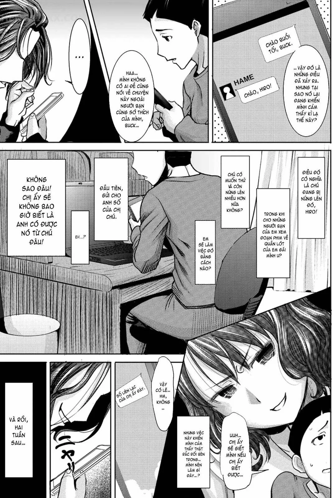 HentaiVN.net - Ảnh 13 - Exposing My Family [Boku no Kazoku o Sarashimasu] - Chap 1