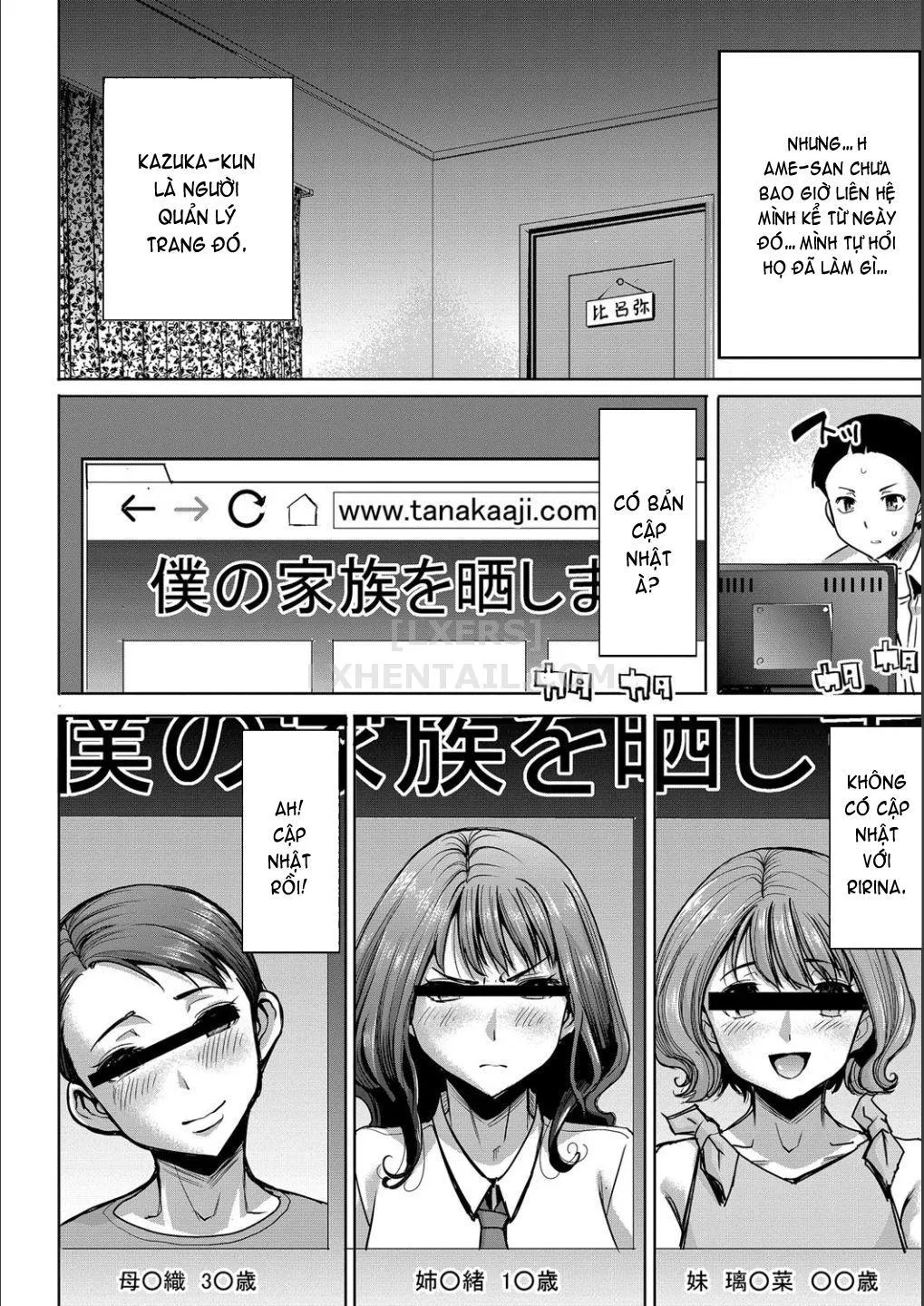 HentaiVN.net - Ảnh 10 - Exposing My Family [Boku no Kazoku o Sarashimasu] - Chap 6