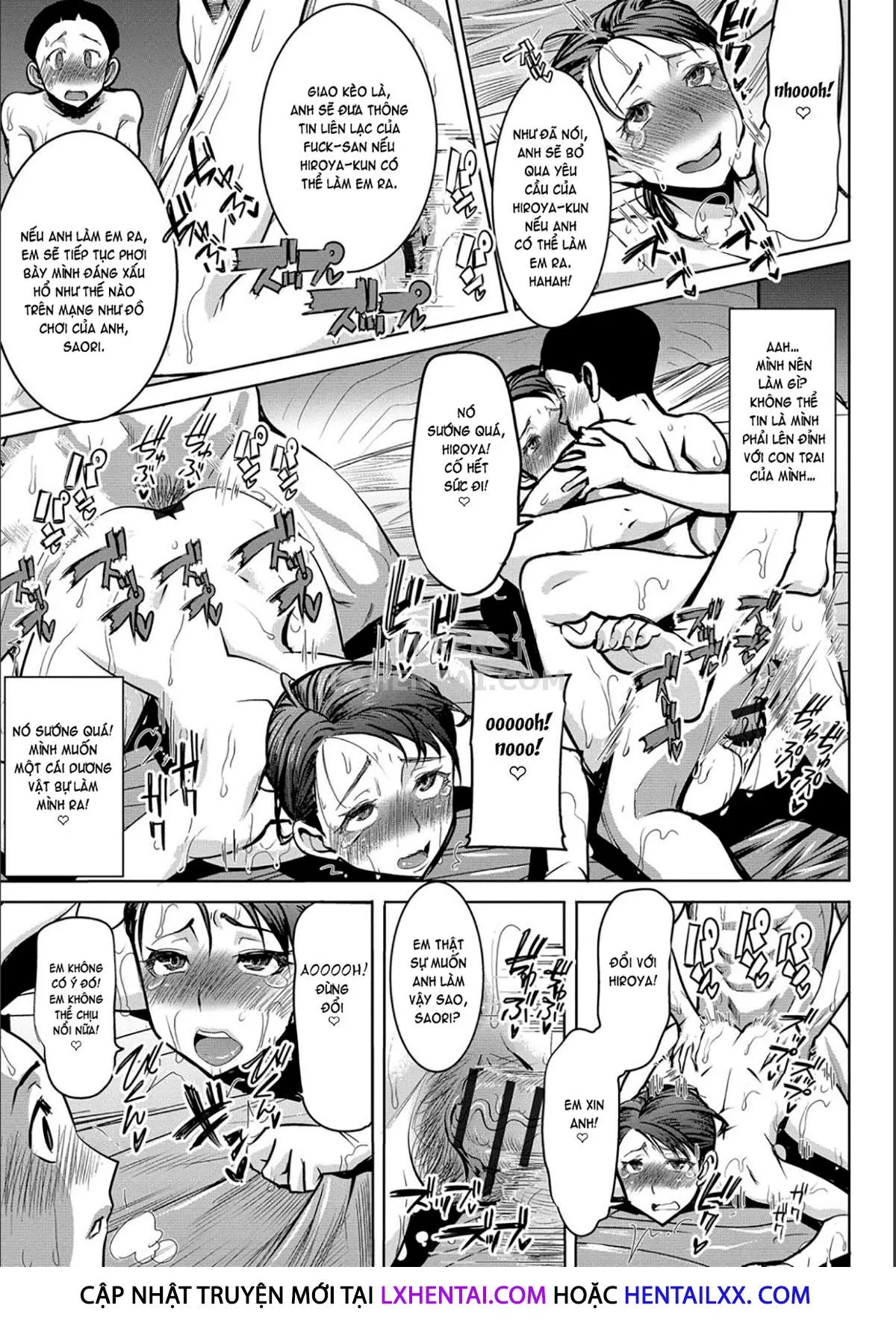 HentaiVN.net - Ảnh 20 - Exposing My Family [Boku no Kazoku o Sarashimasu] - Chap 7