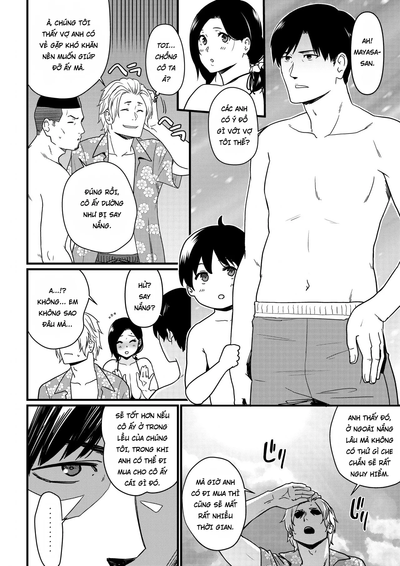 HentaiVN.net - Ảnh 11 - Mama was Hit on at the Beach - Chap 1.1