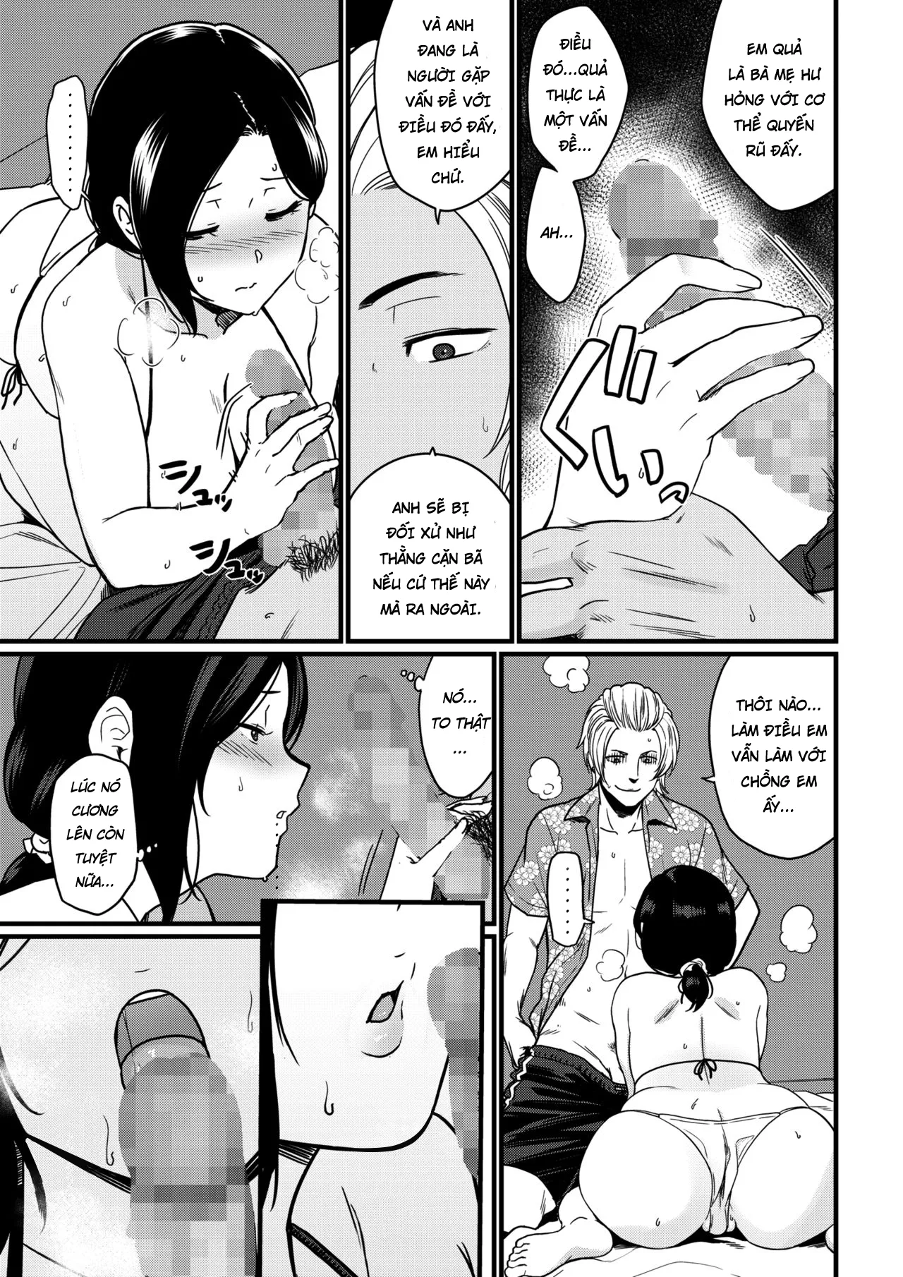 HentaiVN.net - Ảnh 18 - Mama was Hit on at the Beach - Chap 1.1
