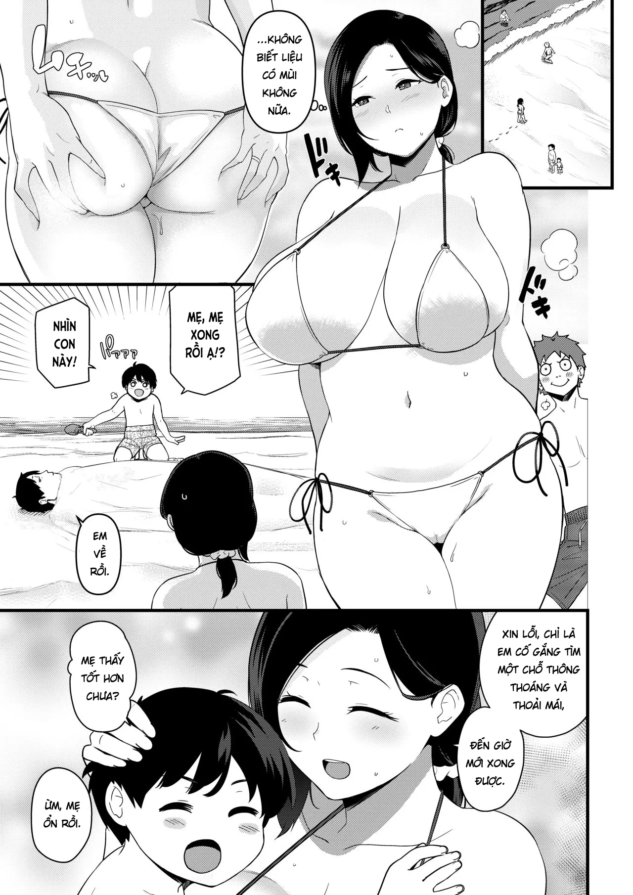 HentaiVN.net - Ảnh 3 - Mama was Hit on at the Beach - CH1.3 - Nhá hàng của tác giả về part 2