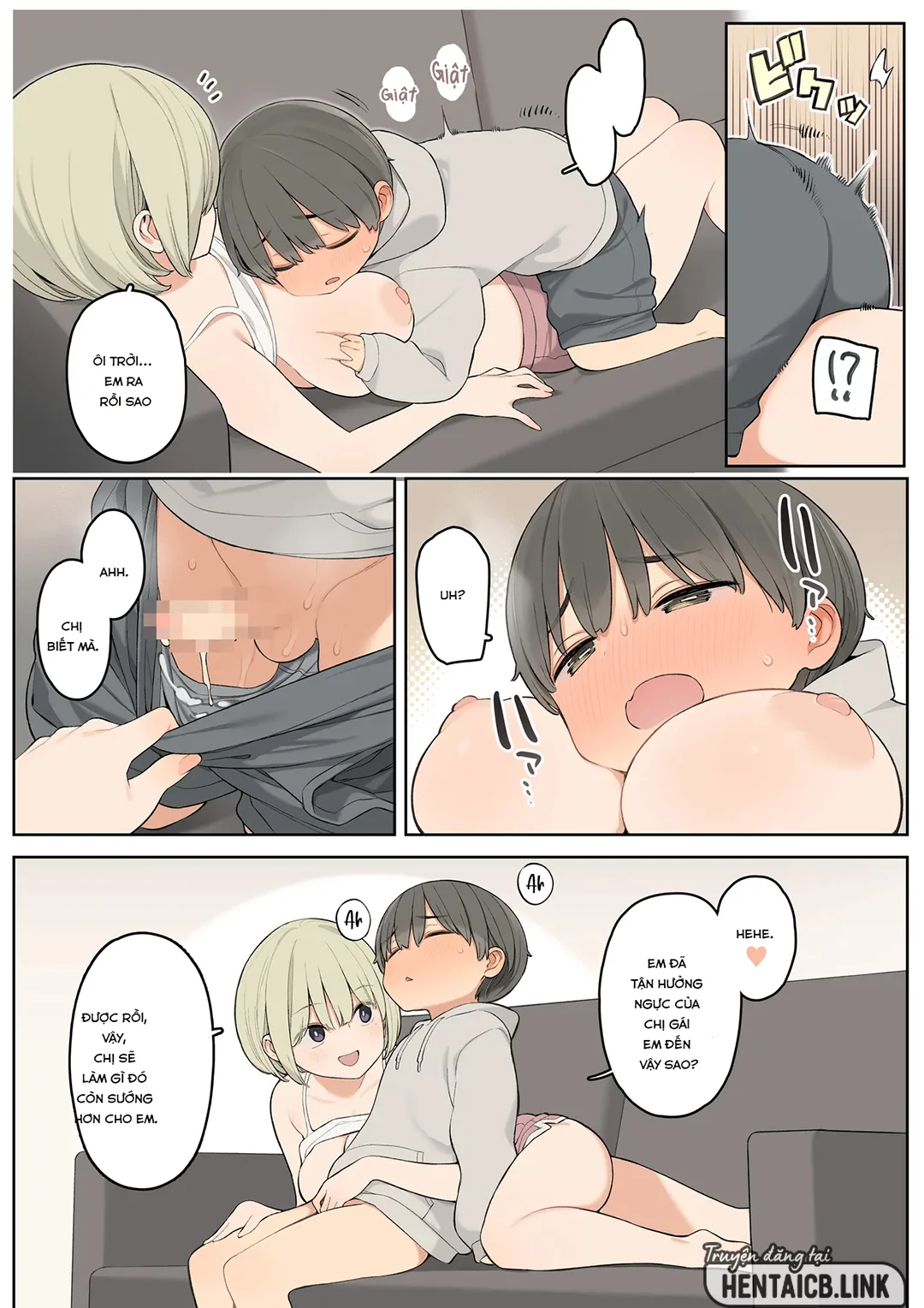 HentaiVN.net - Ảnh 10 - Hai cô chị kế rất thân với tôi - Oneshot